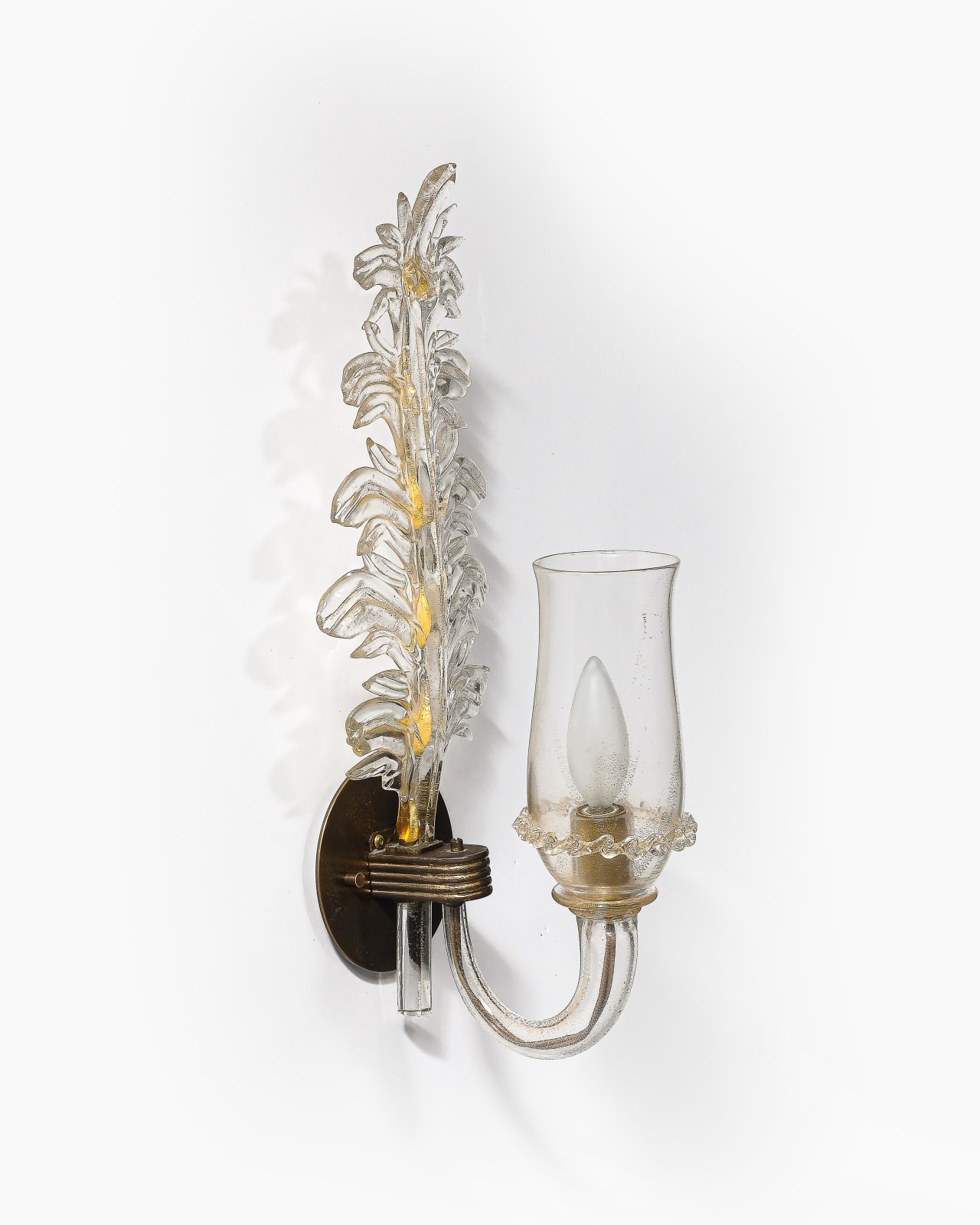 Seguso Verti D'Arte, Glass Sconces