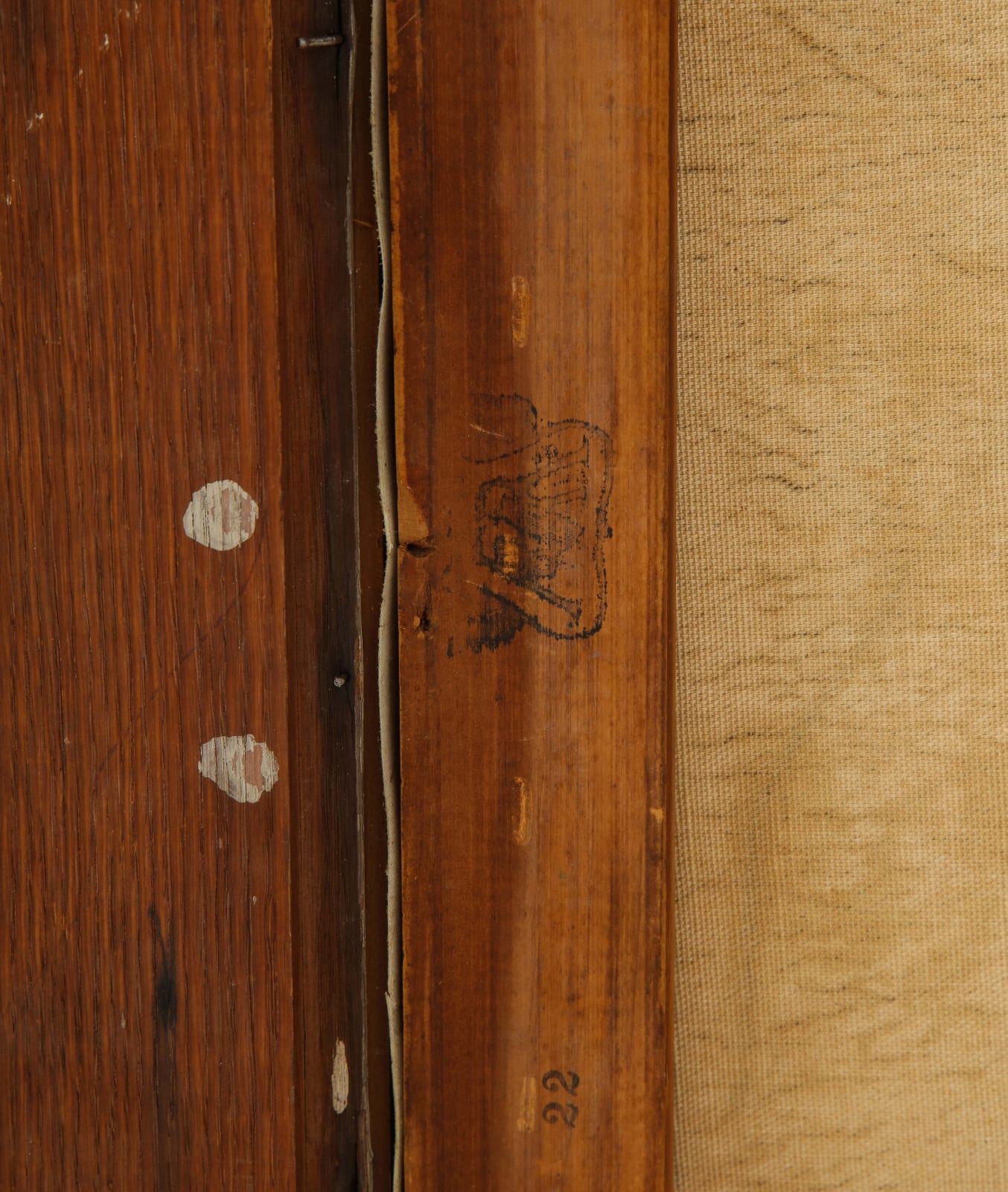 Untitled Black and Brown Modernist Painting