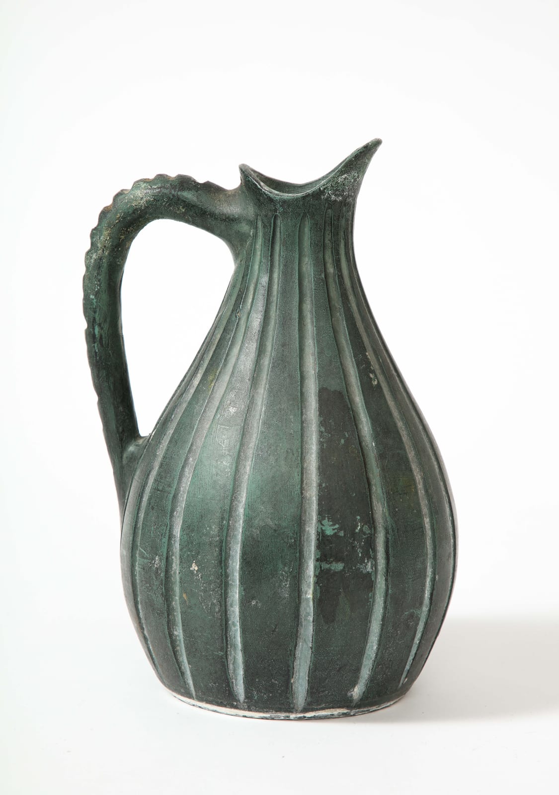 Green Ceramic Pitcher
