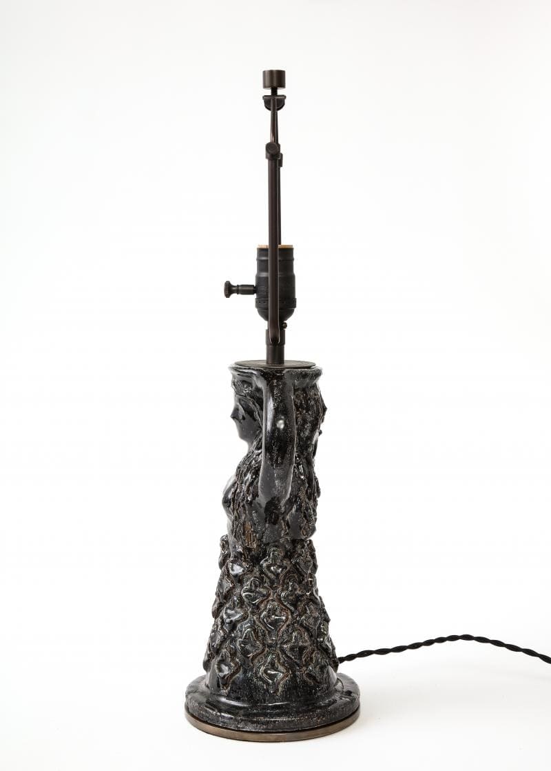 Paul Pouchol, Table Lamp in the Shape of a Woman