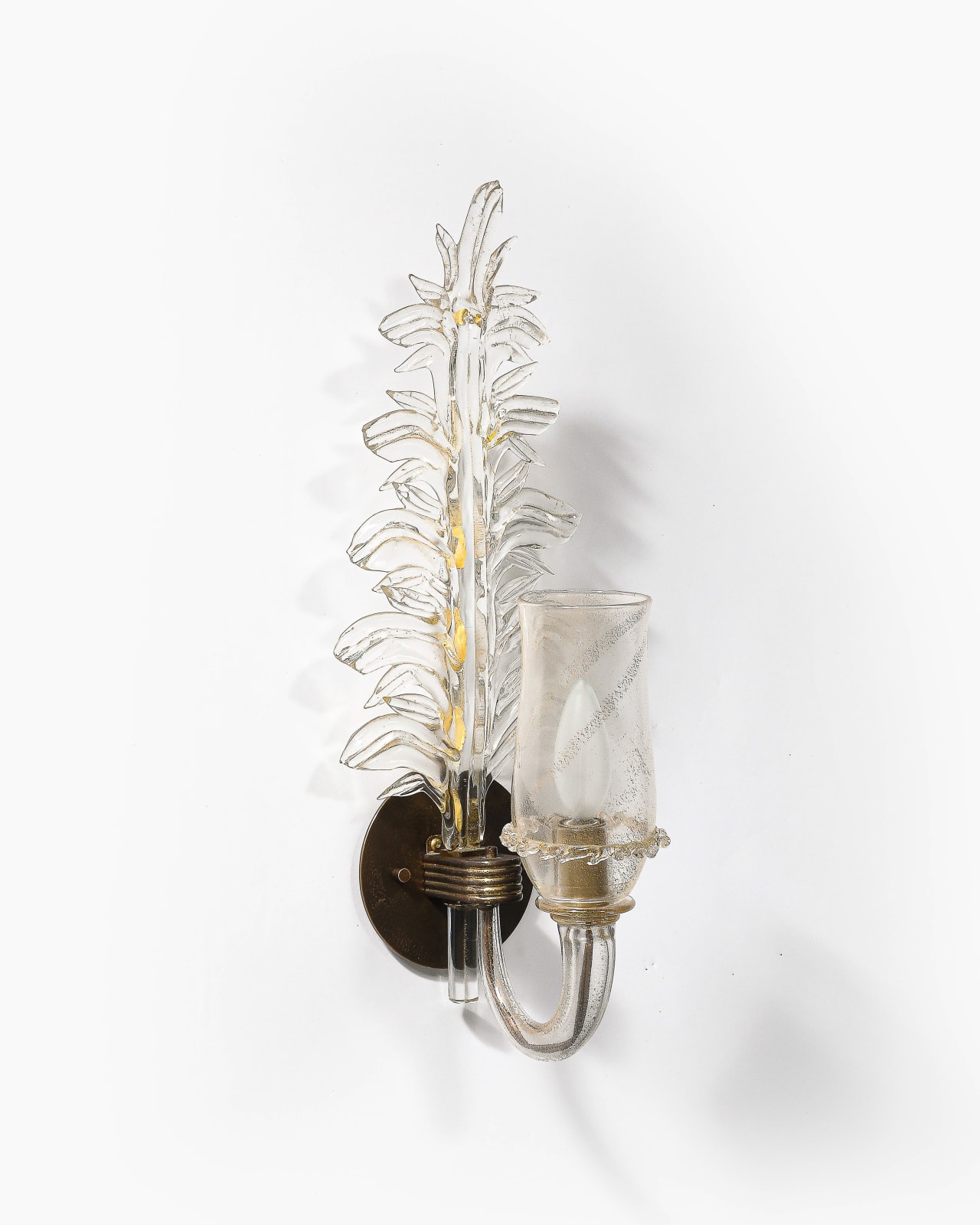 Seguso Verti D'Arte, Glass Sconces