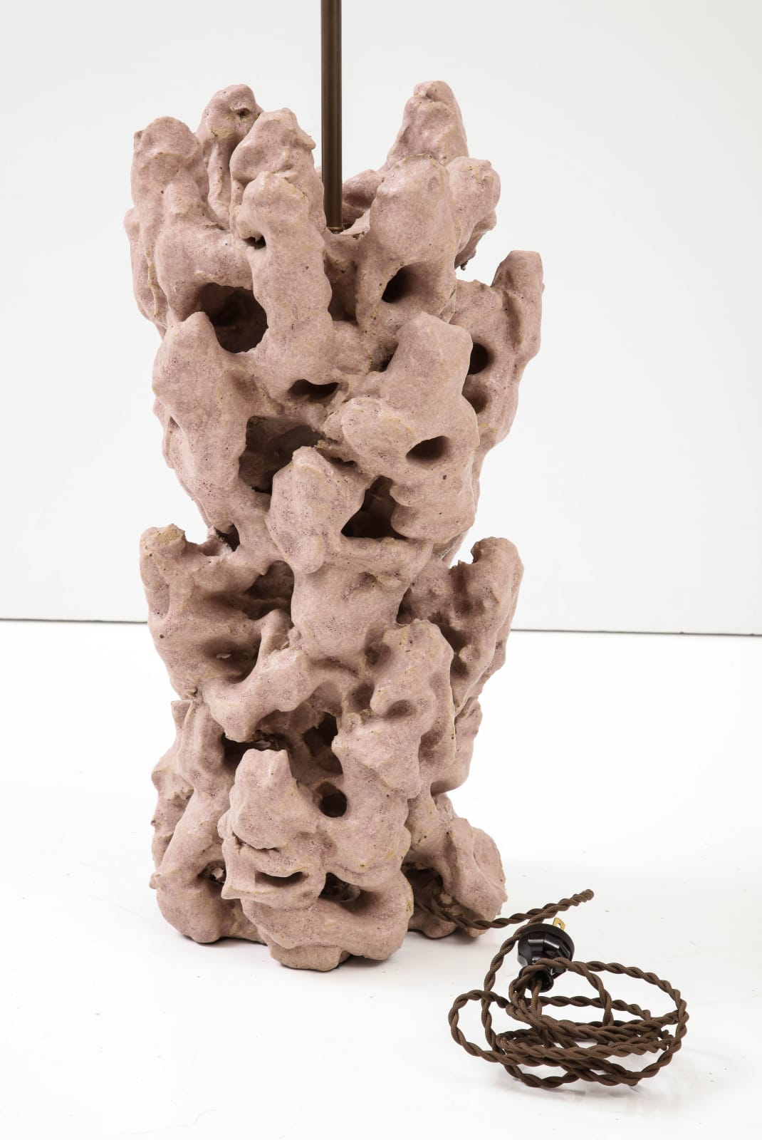 Peter Lane, Custom Contemporary Large Scholar Rock Lamp