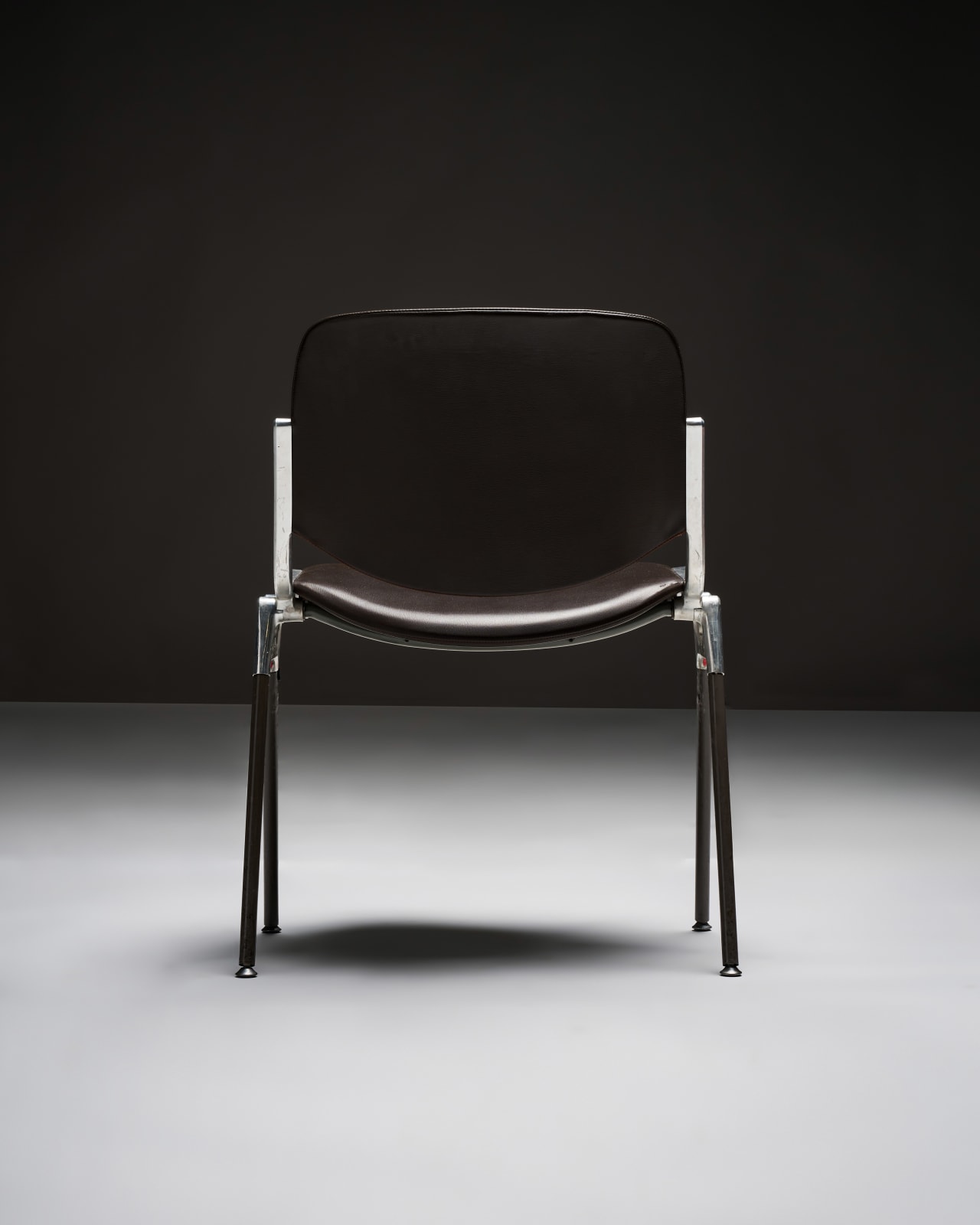 Giancarlo Piretti for Anonima Castelli, Set of Four Stacking Dining Chairs