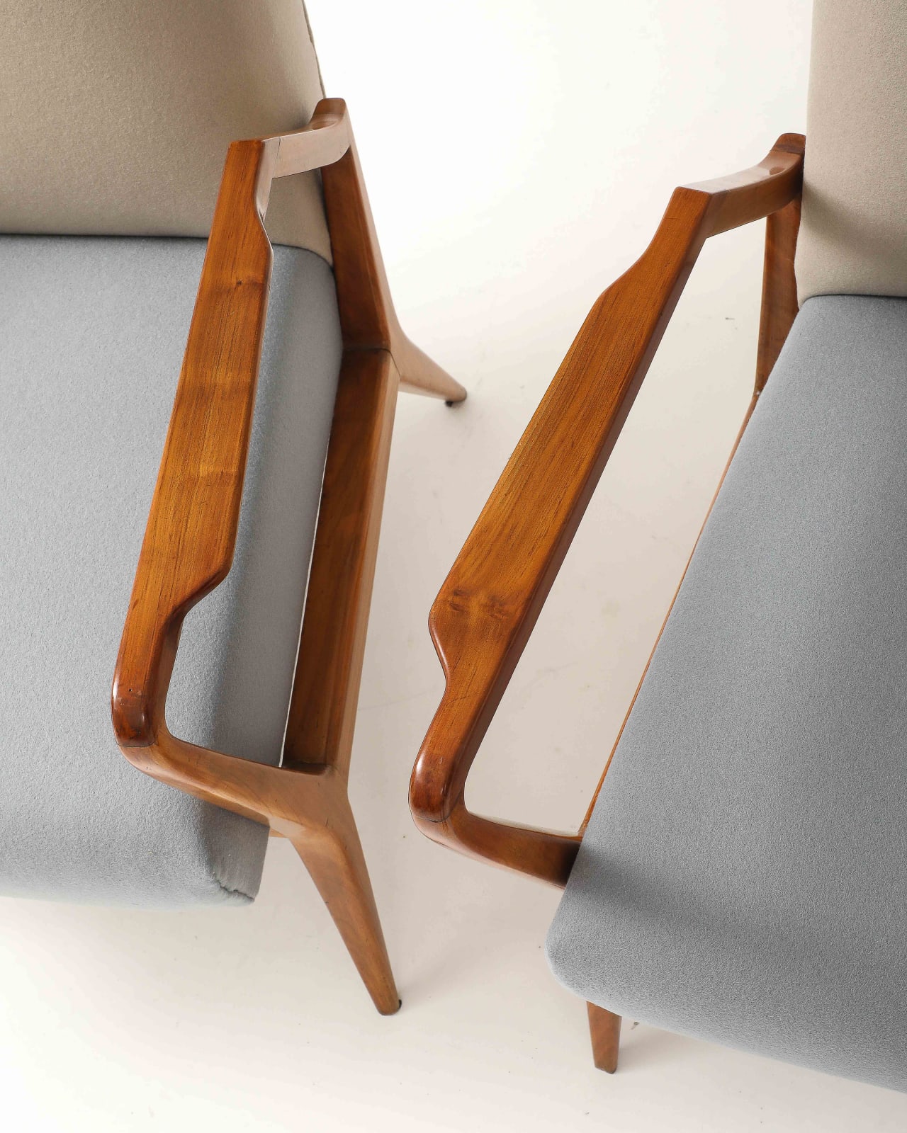 In the Manner of Ico Parisi, Pair of Armchairs