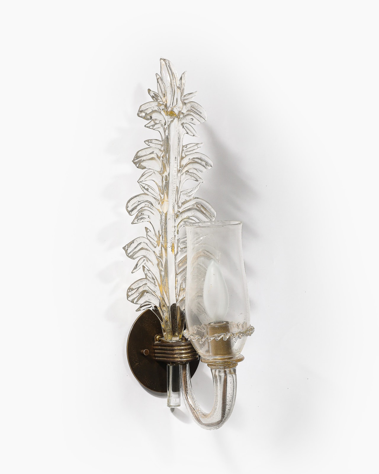 Seguso Verti D'Arte, Glass Sconces