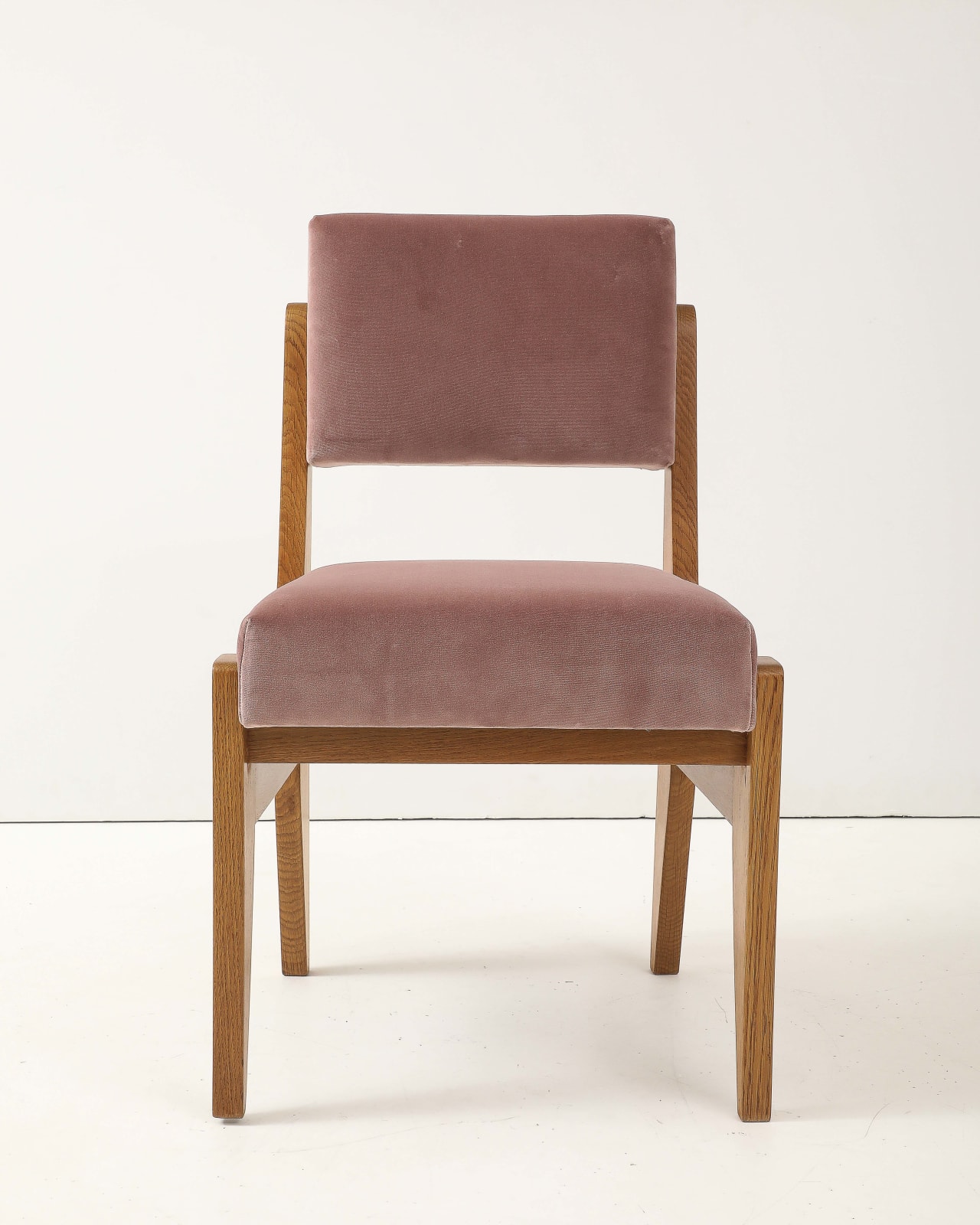 Guillerme et Chambron, Set of Six Dining Chairs