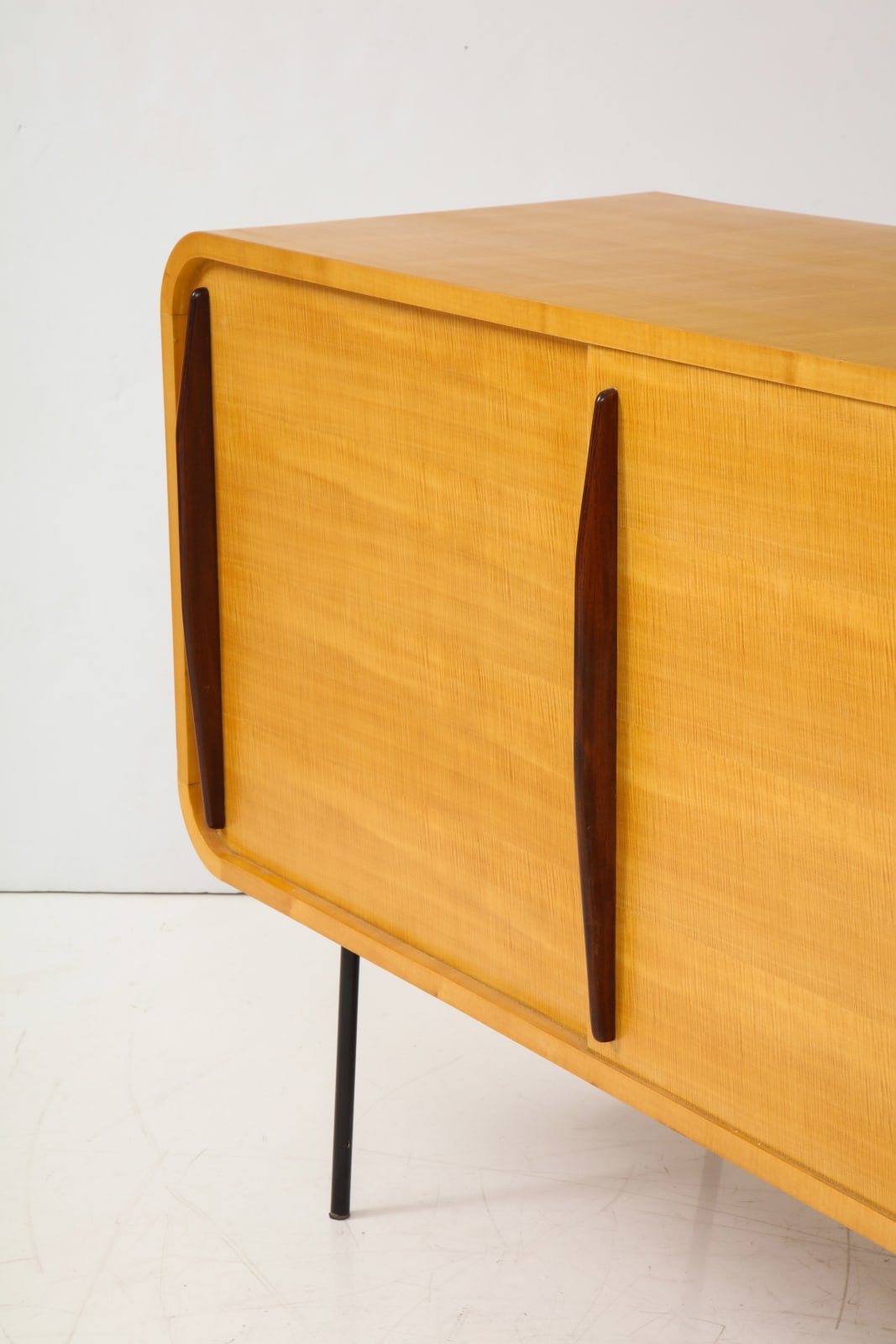 Raphael Raffel, Modernist Double Faced Sycamore Credenza
