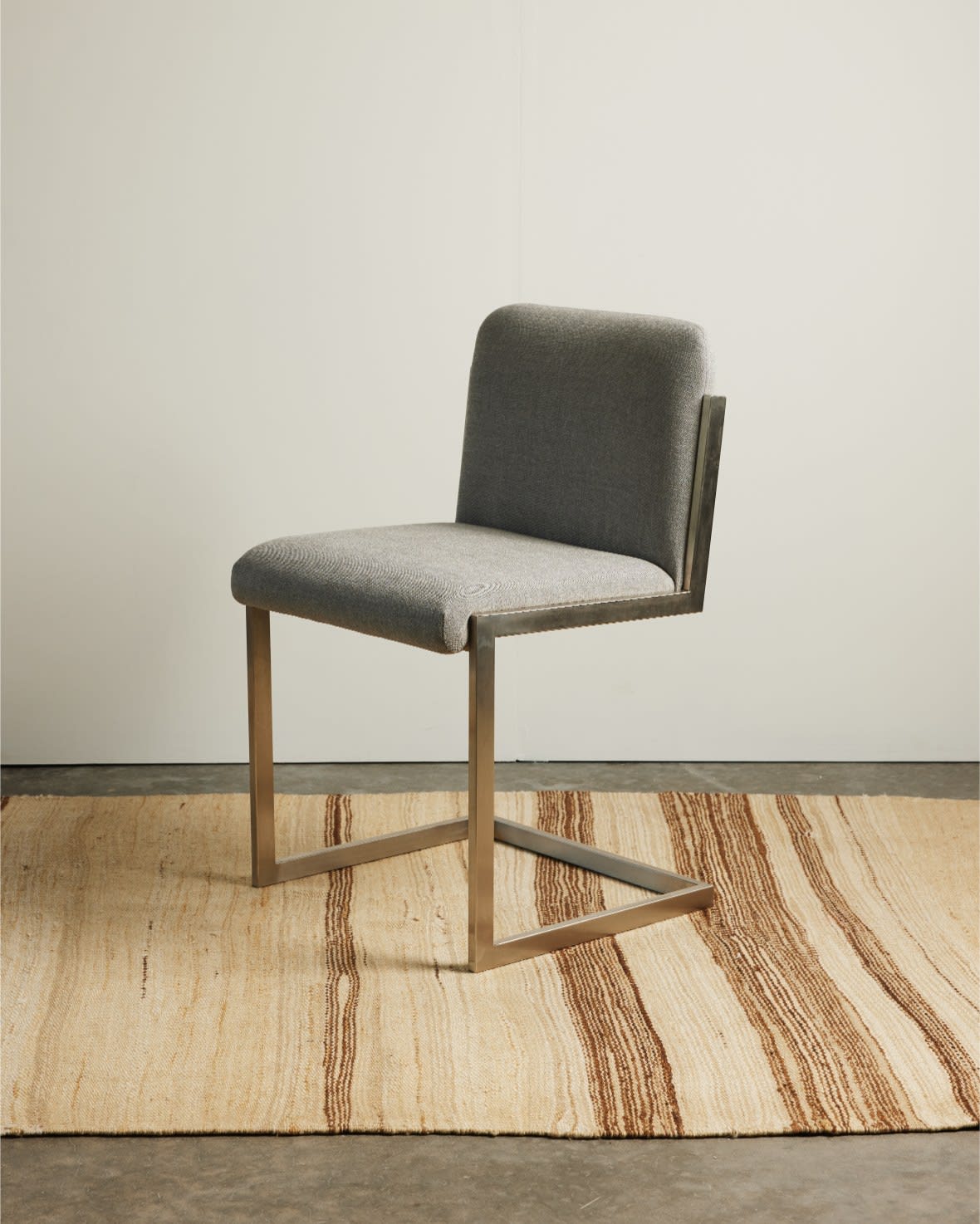 In the Manner of Milo Baughman, Set of Four Dining Chairs