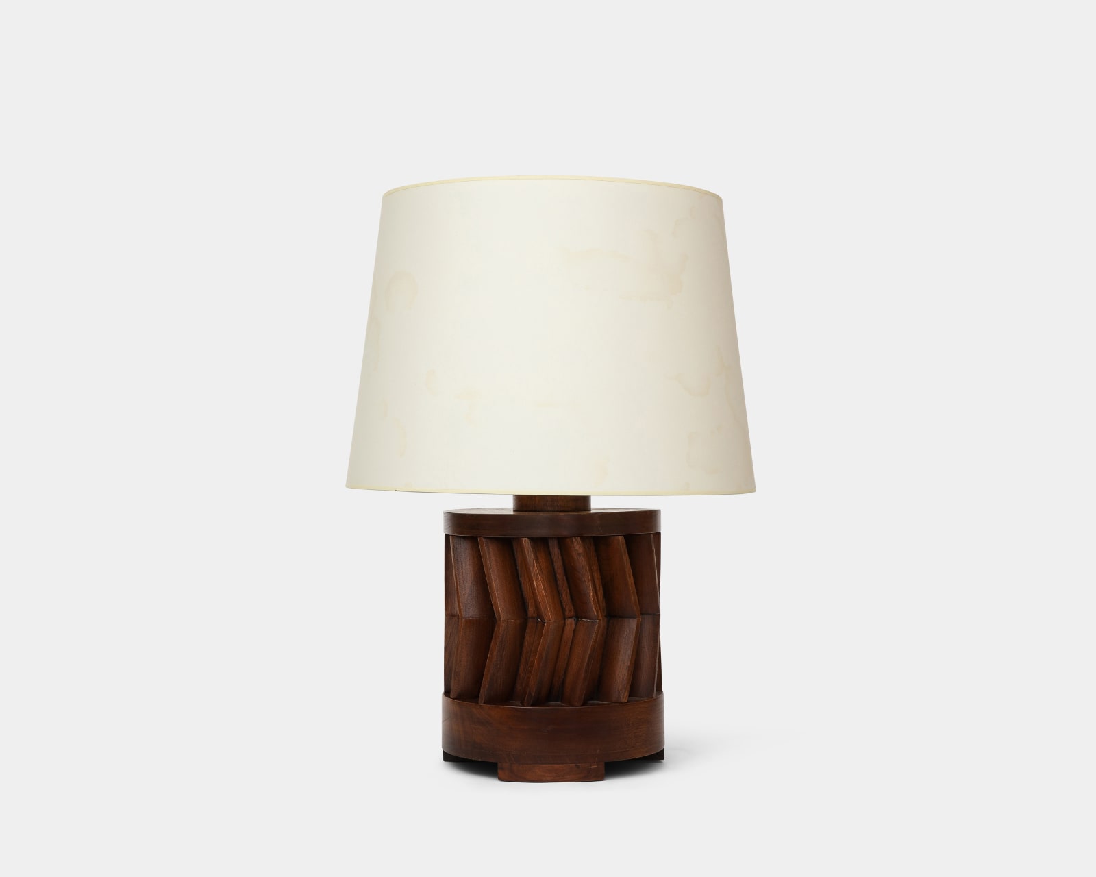 American Hand-Made Walnut Table Lamp