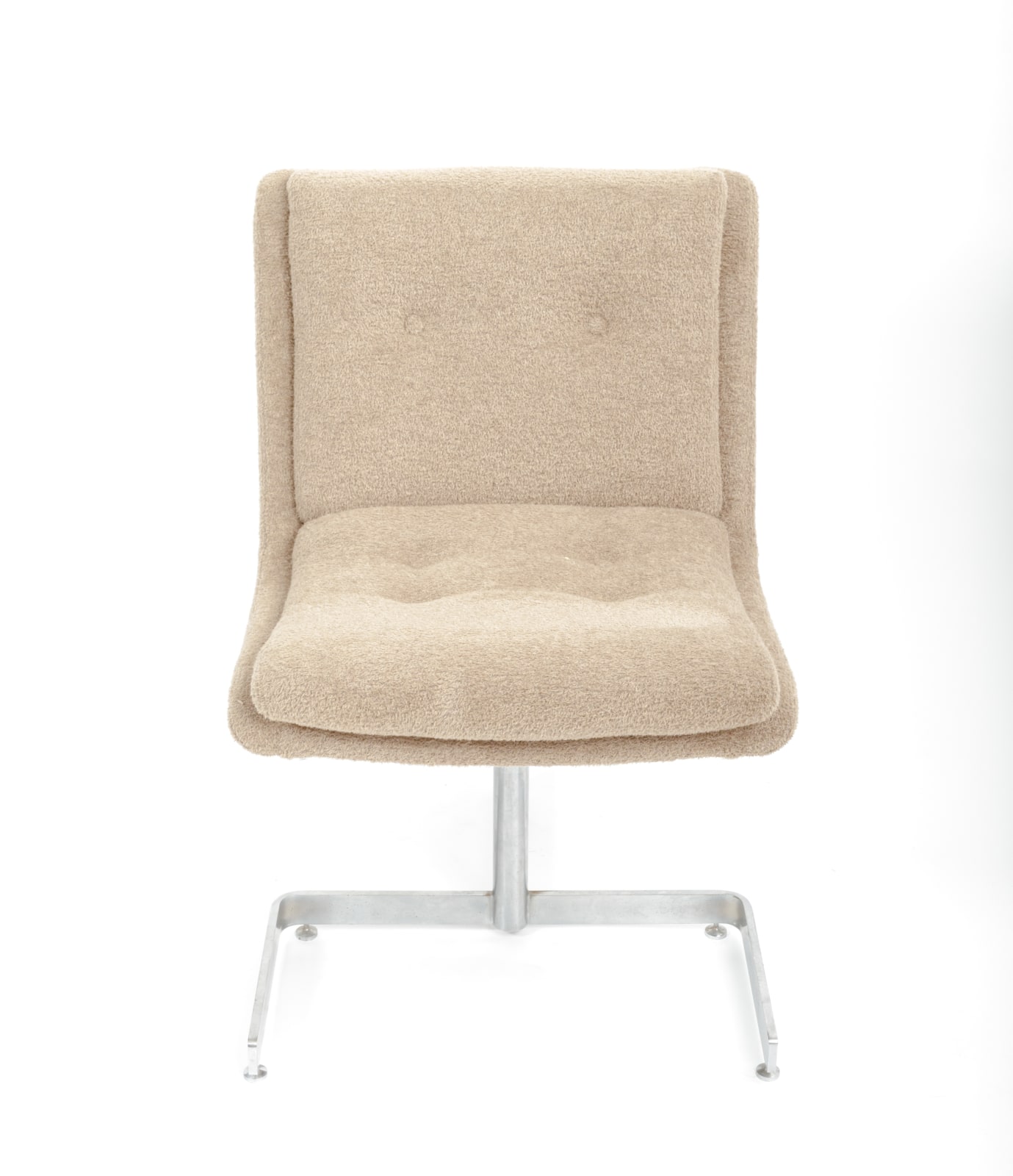 Raphael Raffel, Pair of Cream Boucle Lounge Chairs