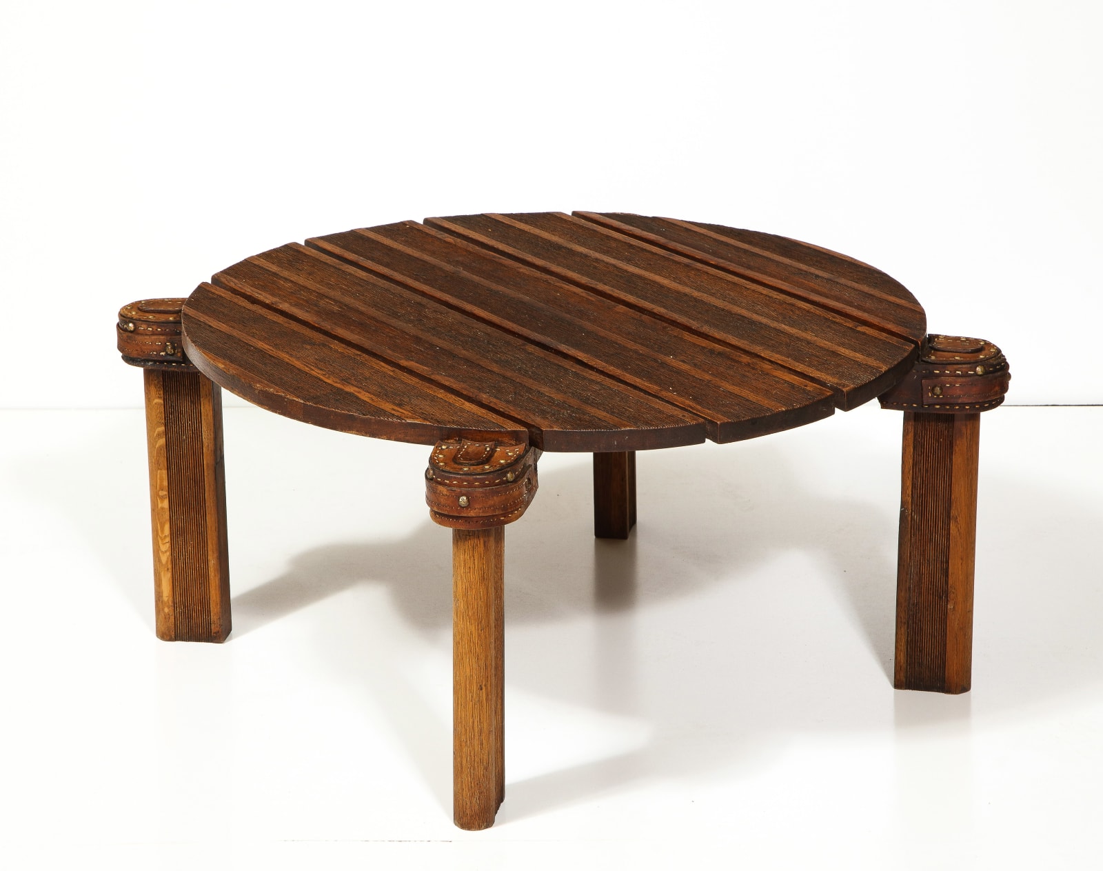 Jacques Adnet, Round Coffee Table