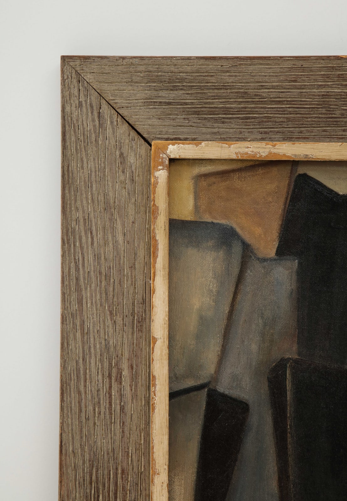 Untitled Black and Brown Modernist Painting