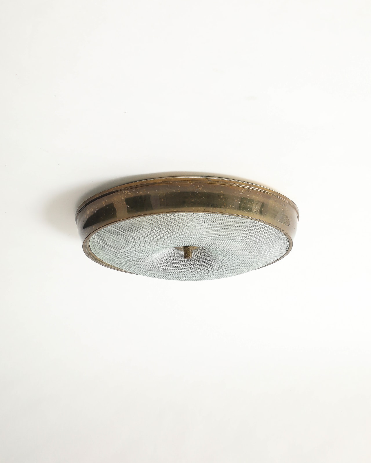 In the Manner of Fontana Arte, Flush Mount Light Fixture