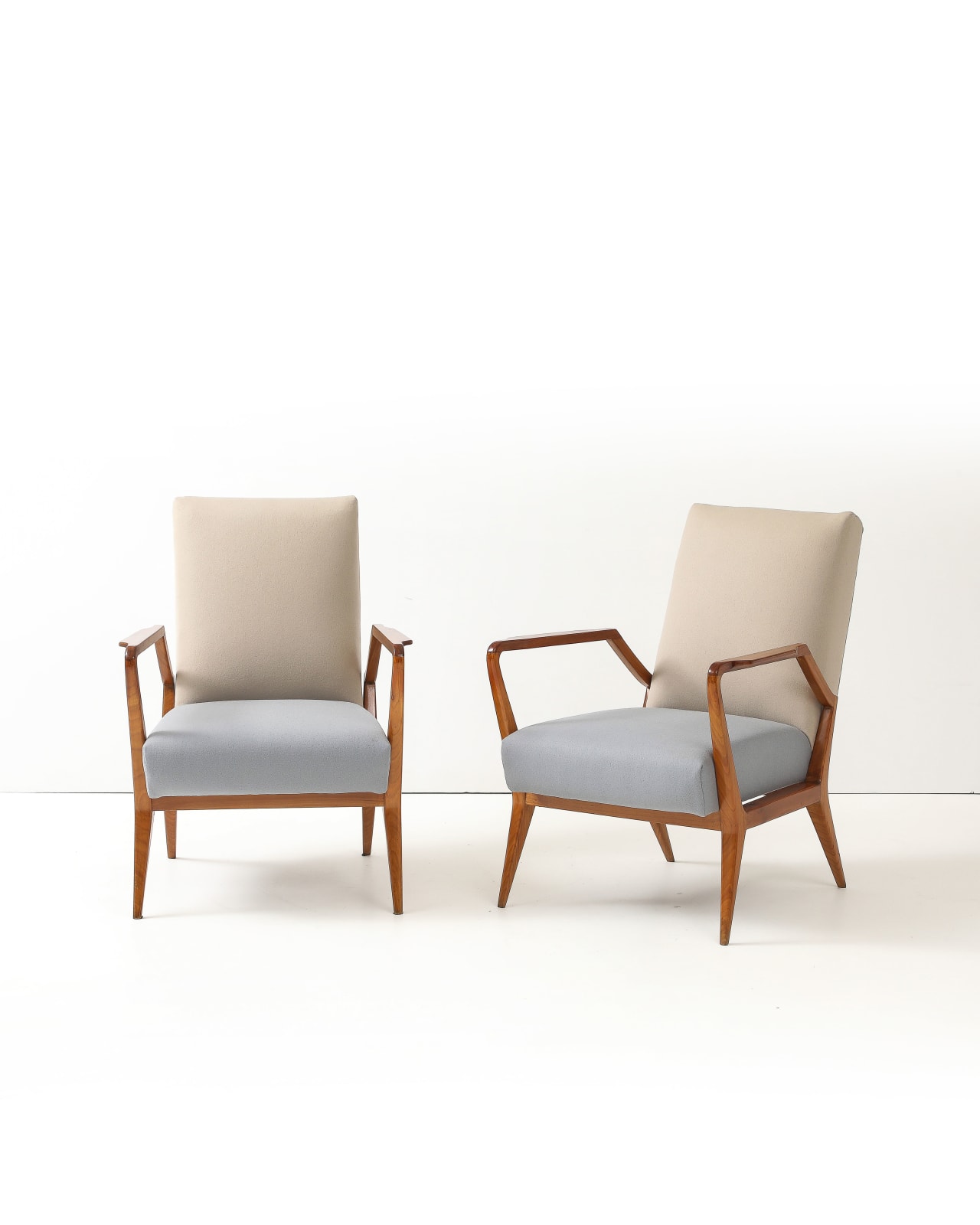 In the Manner of Ico Parisi, Pair of Armchairs