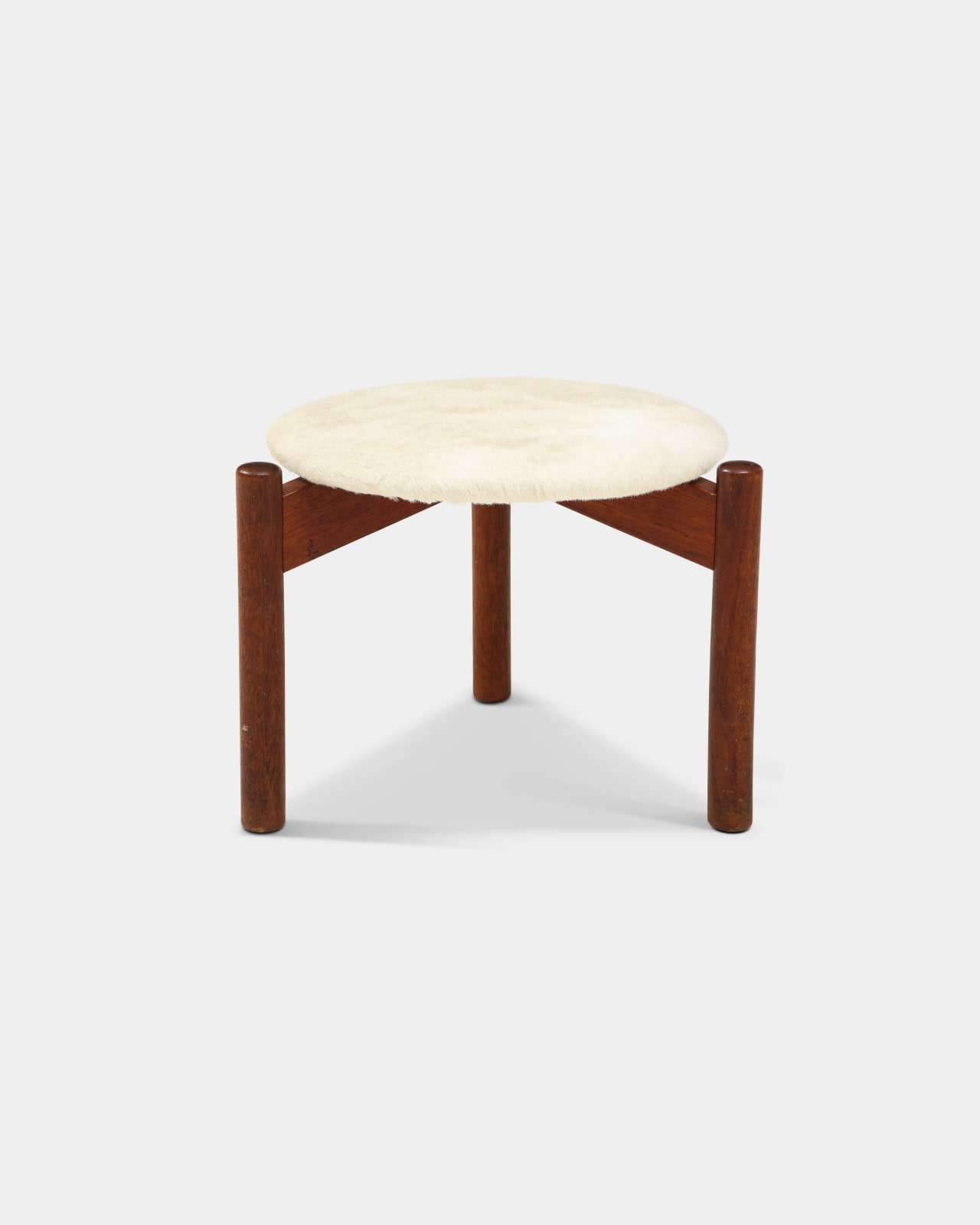 Uno & Östen Kristiansson for Luxus, Vintage Tripod Stool