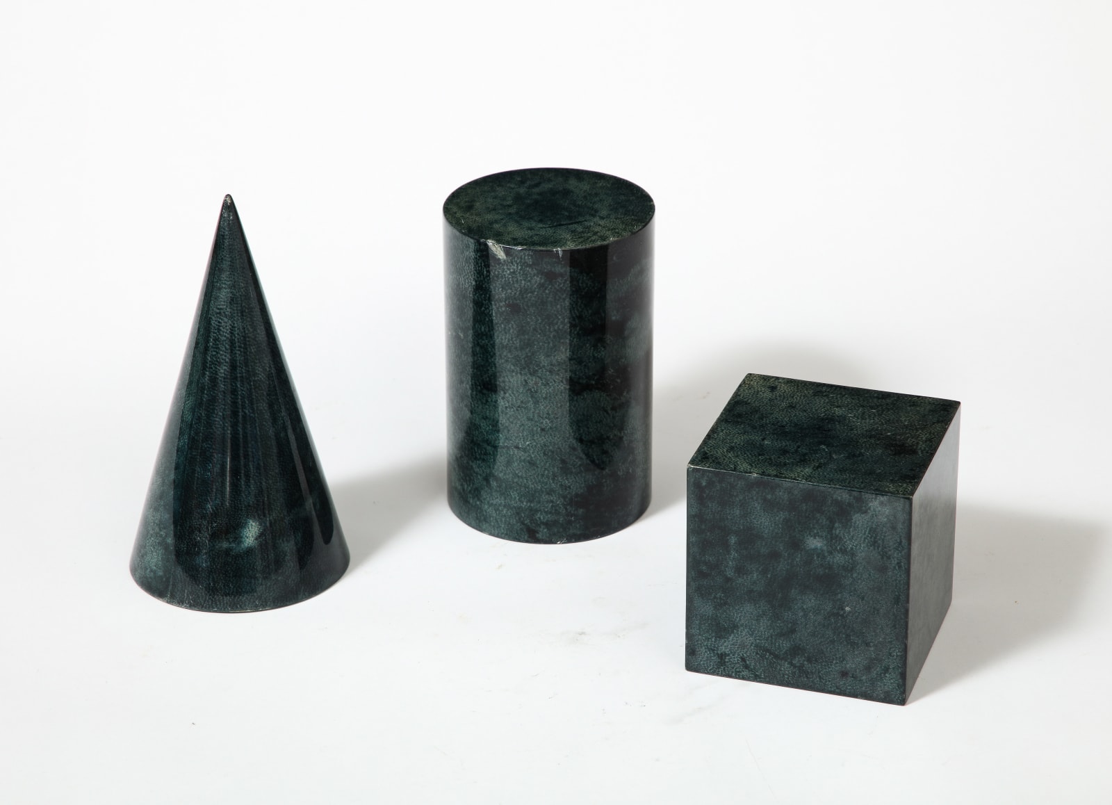 Aldo Tura, Set of Drawing Forms/Desk Accessories, Italy