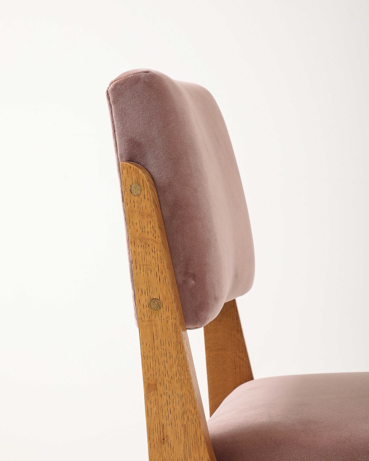 Guillerme et Chambron, Set of Six Dining Chairs