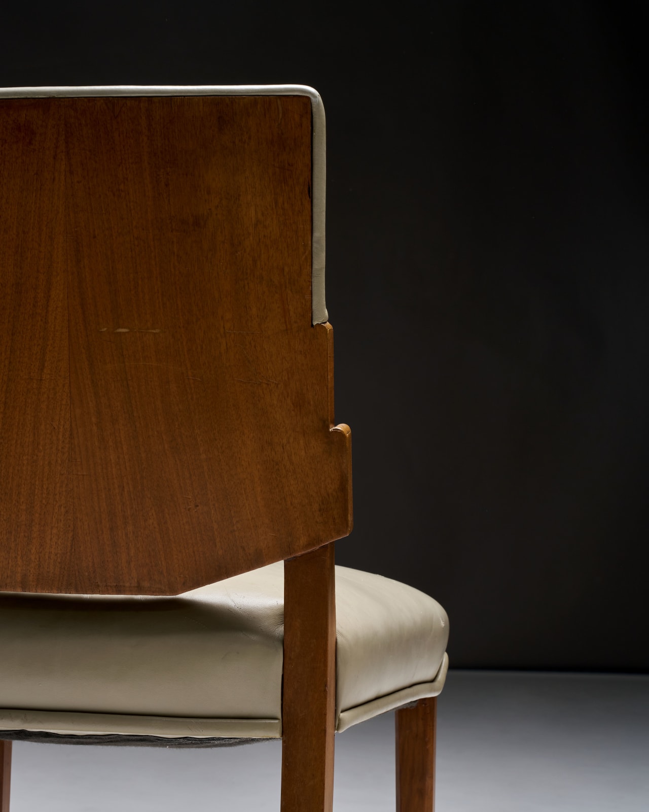 Side Chair with Wood Back