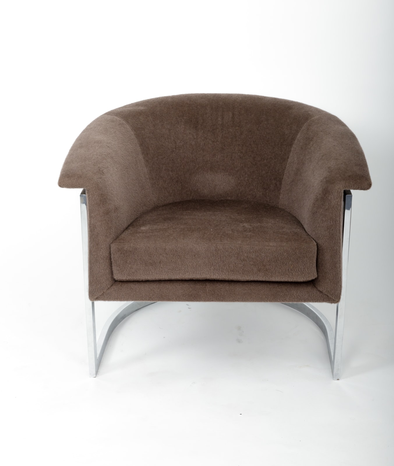 In the Manner of Milo Baughman, Pair of Lounge Chairs, c. 1970