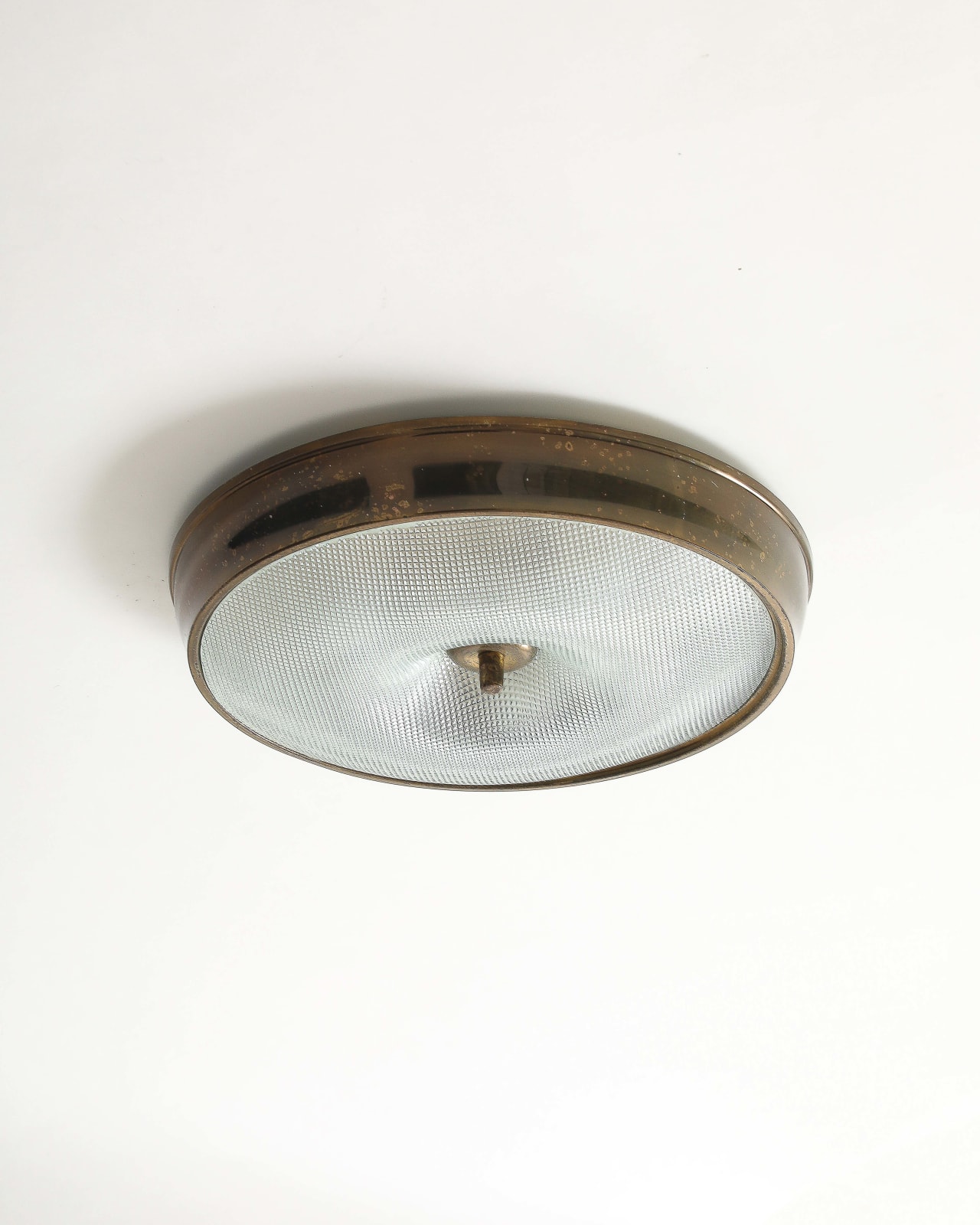 In the Manner of Fontana Arte, Flush Mount Light Fixture