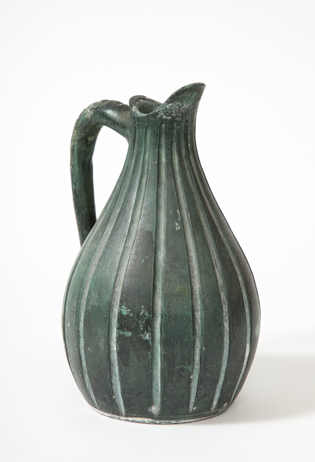 Green Ceramic Pitcher