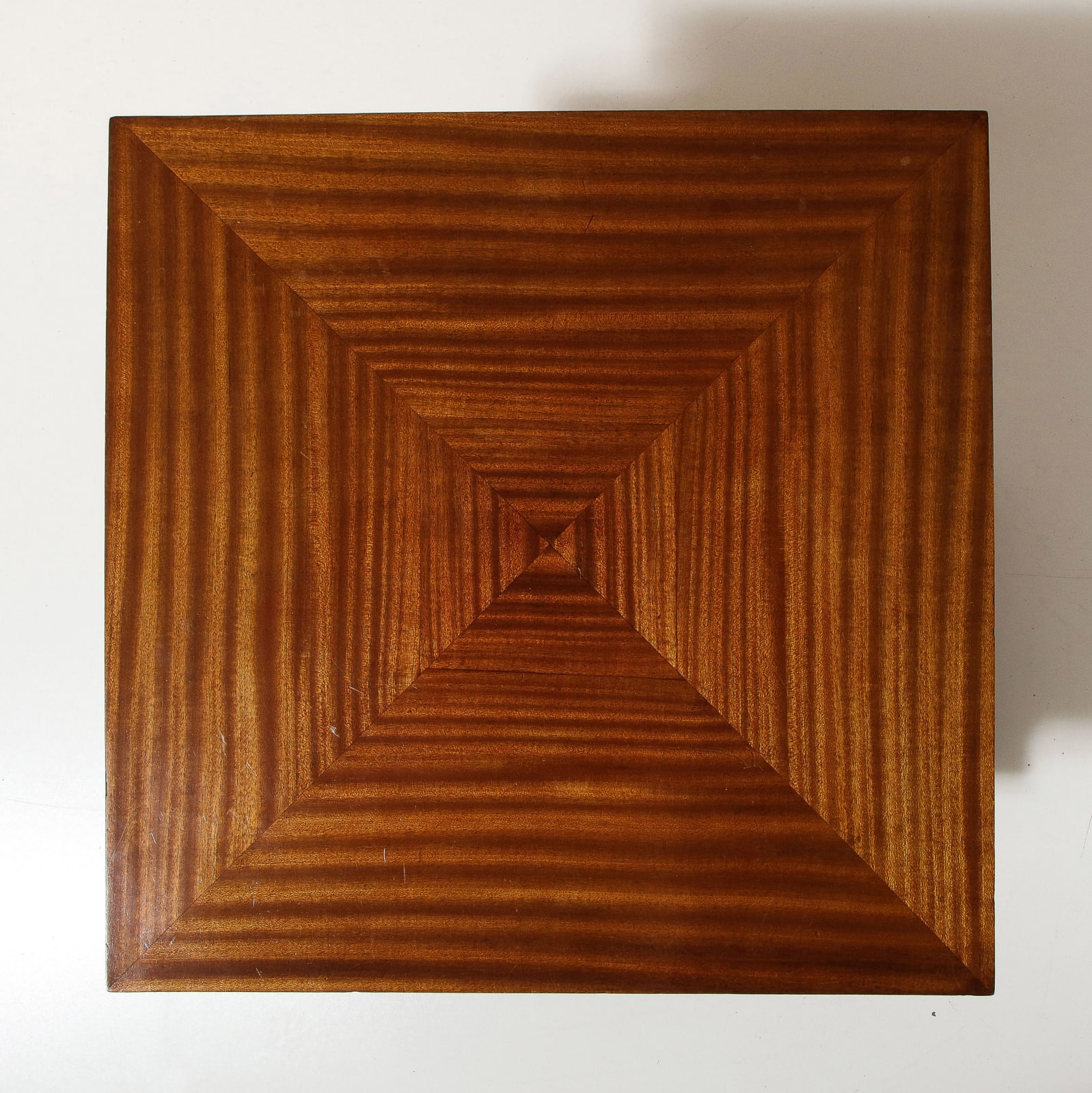 Art Deco Four-Tiered Square Side Table