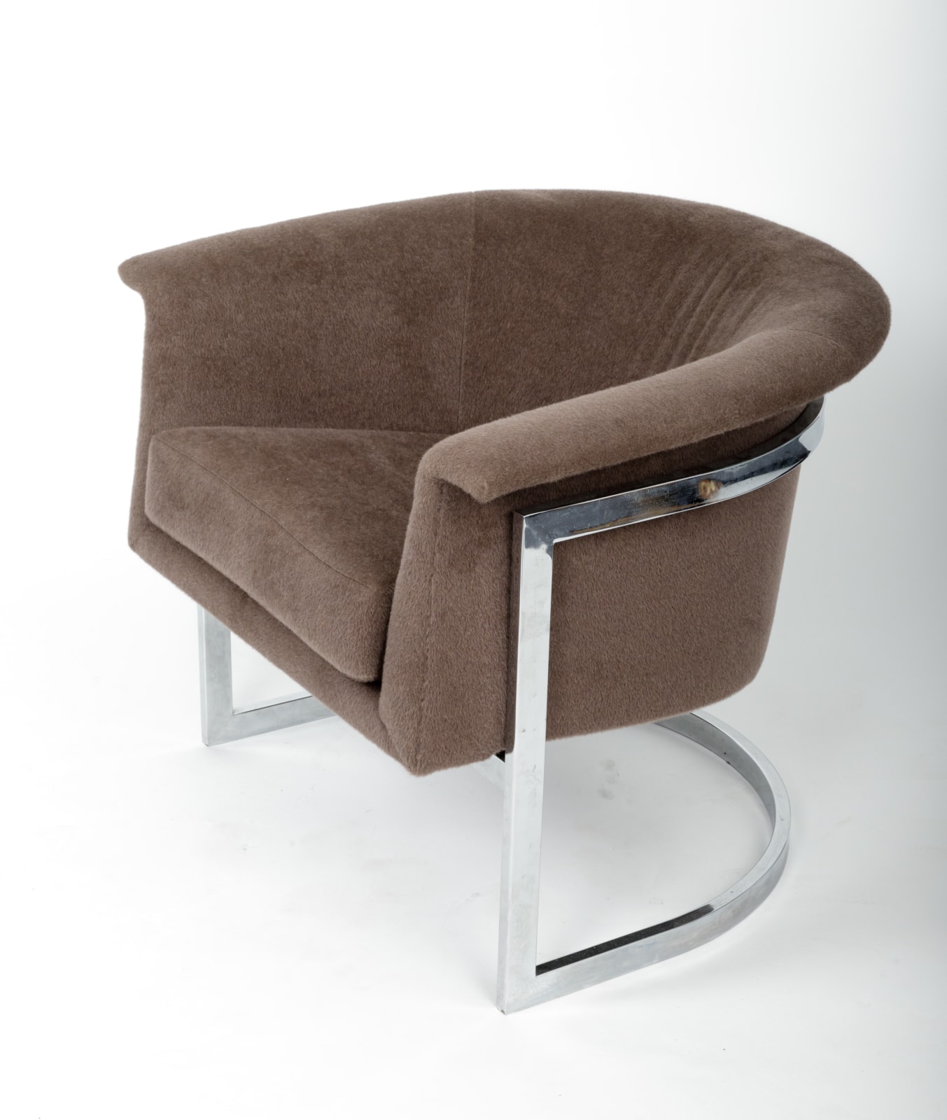 In the Manner of Milo Baughman, Pair of Lounge Chairs, c. 1970