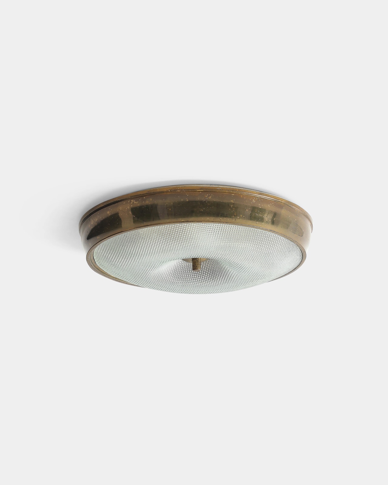 In the Manner of Fontana Arte, Flush Mount Light Fixture