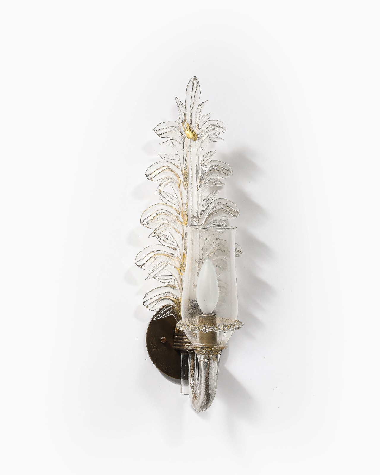Seguso Verti D'Arte, Glass Sconces