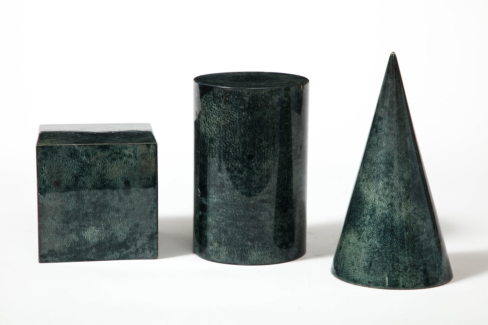 Aldo Tura, Set of Drawing Forms/Desk Accessories, Italy