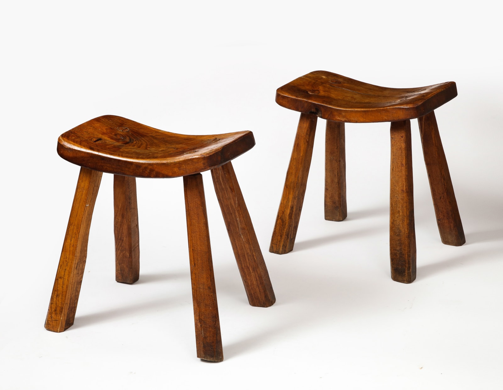 Hand-Carved Stools