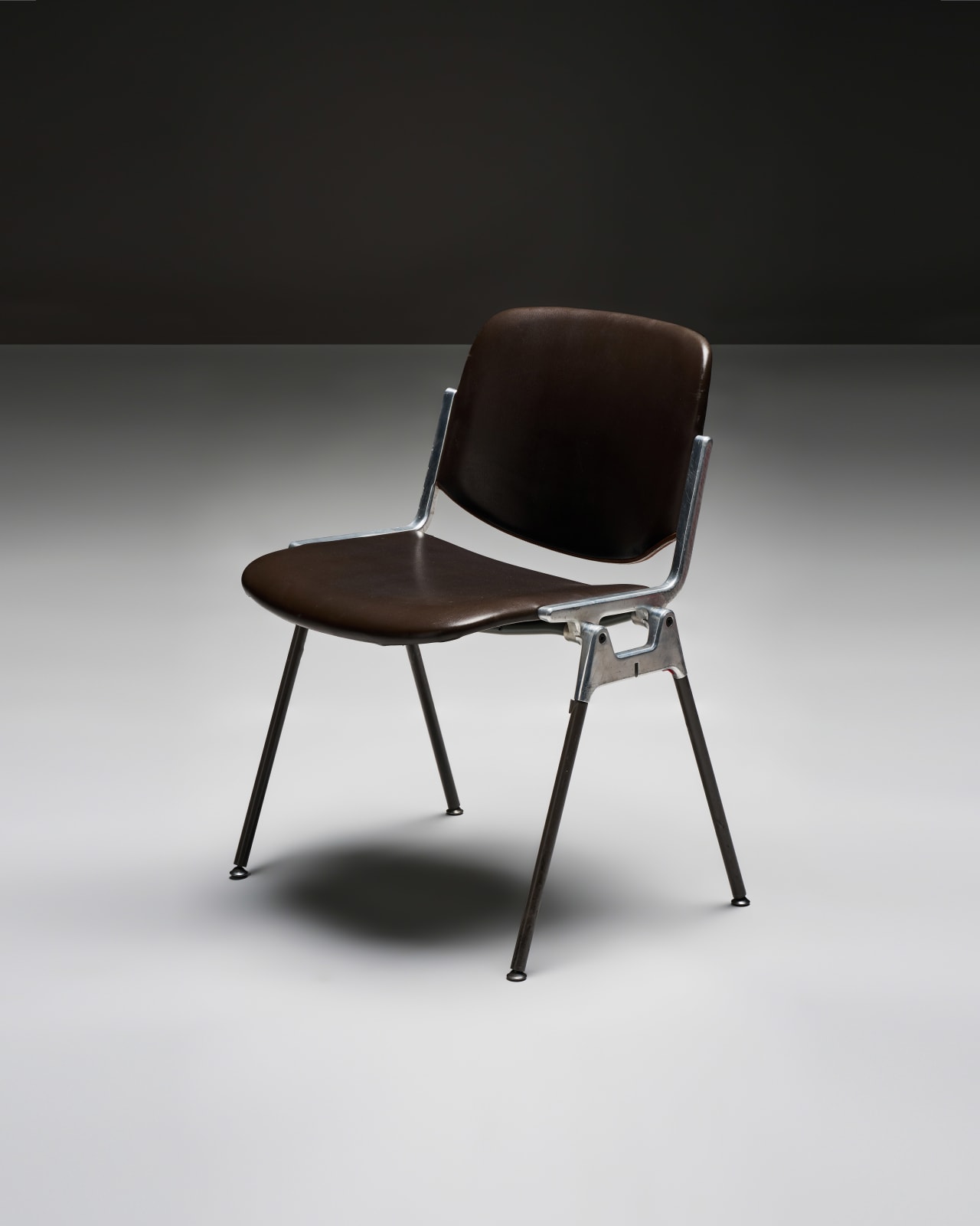 Giancarlo Piretti for Anonima Castelli, Set of Four Stacking Dining Chairs