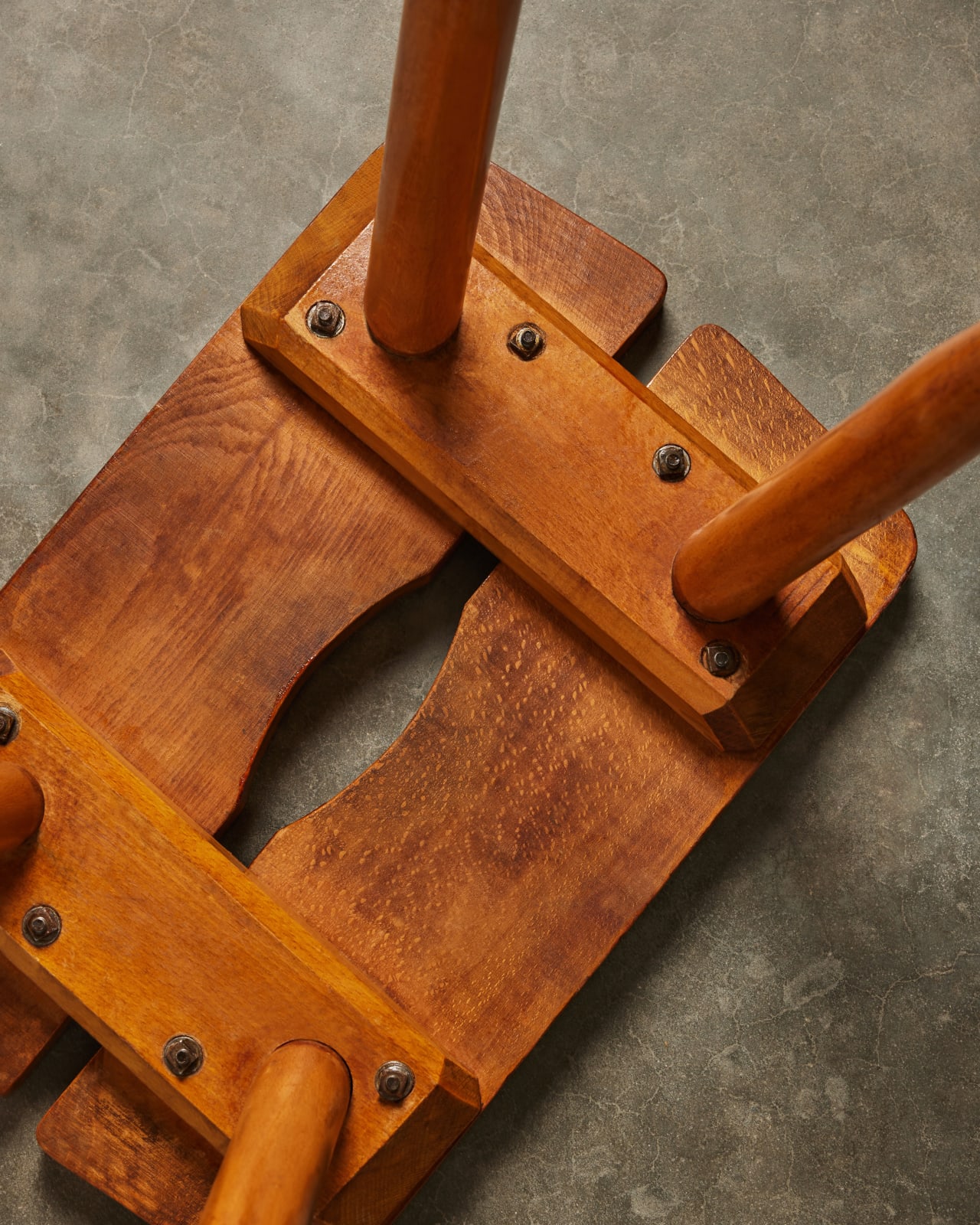 Atelier Marolles, Iron and Elm Stool