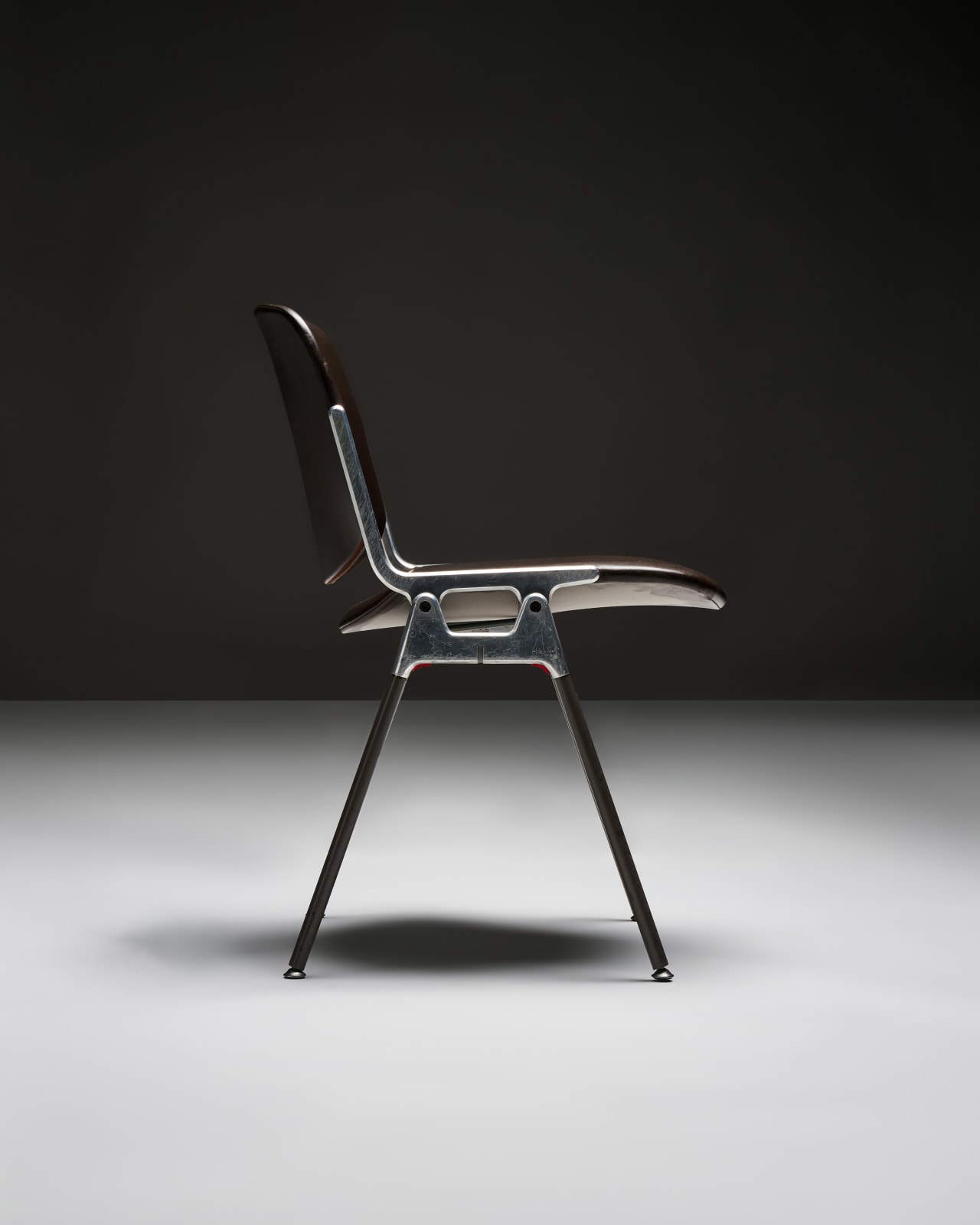 Giancarlo Piretti for Anonima Castelli, Set of Four Stacking Dining Chairs