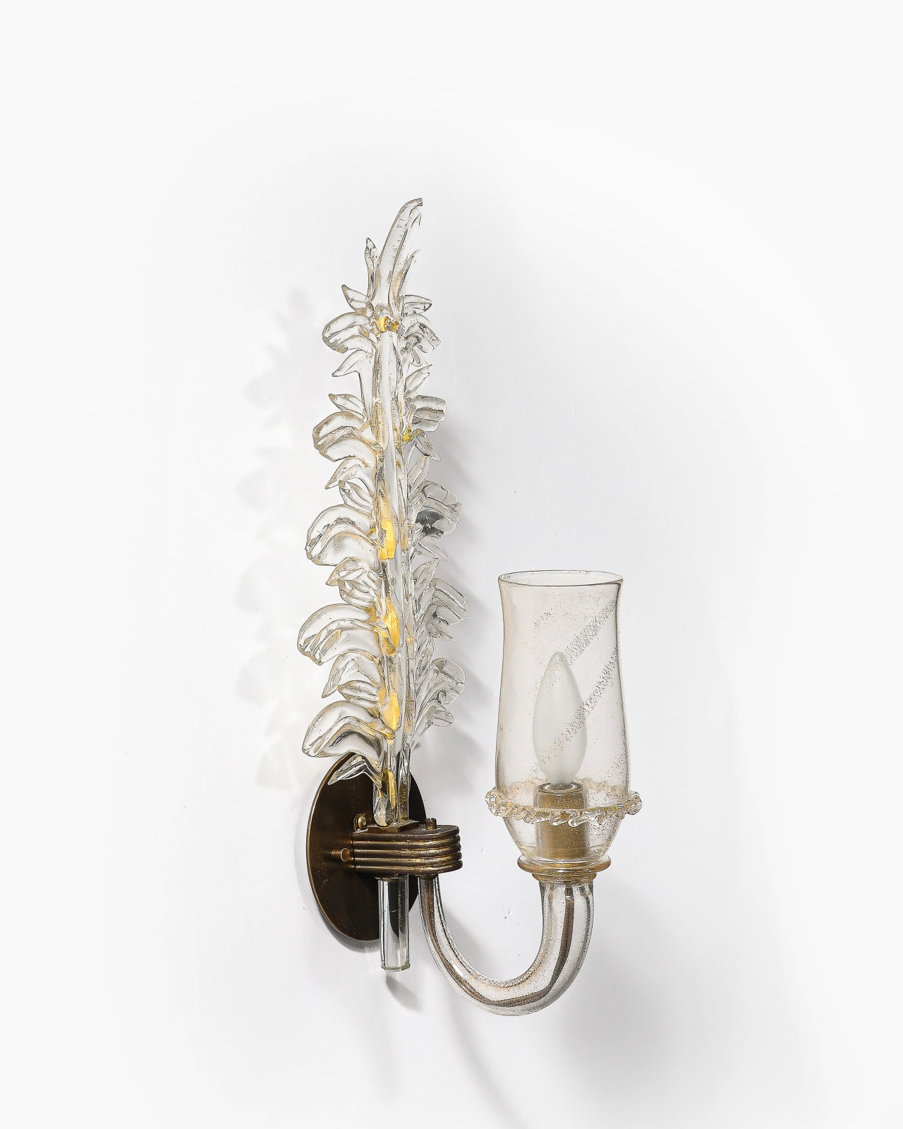 Seguso Verti D'Arte, Glass Sconces
