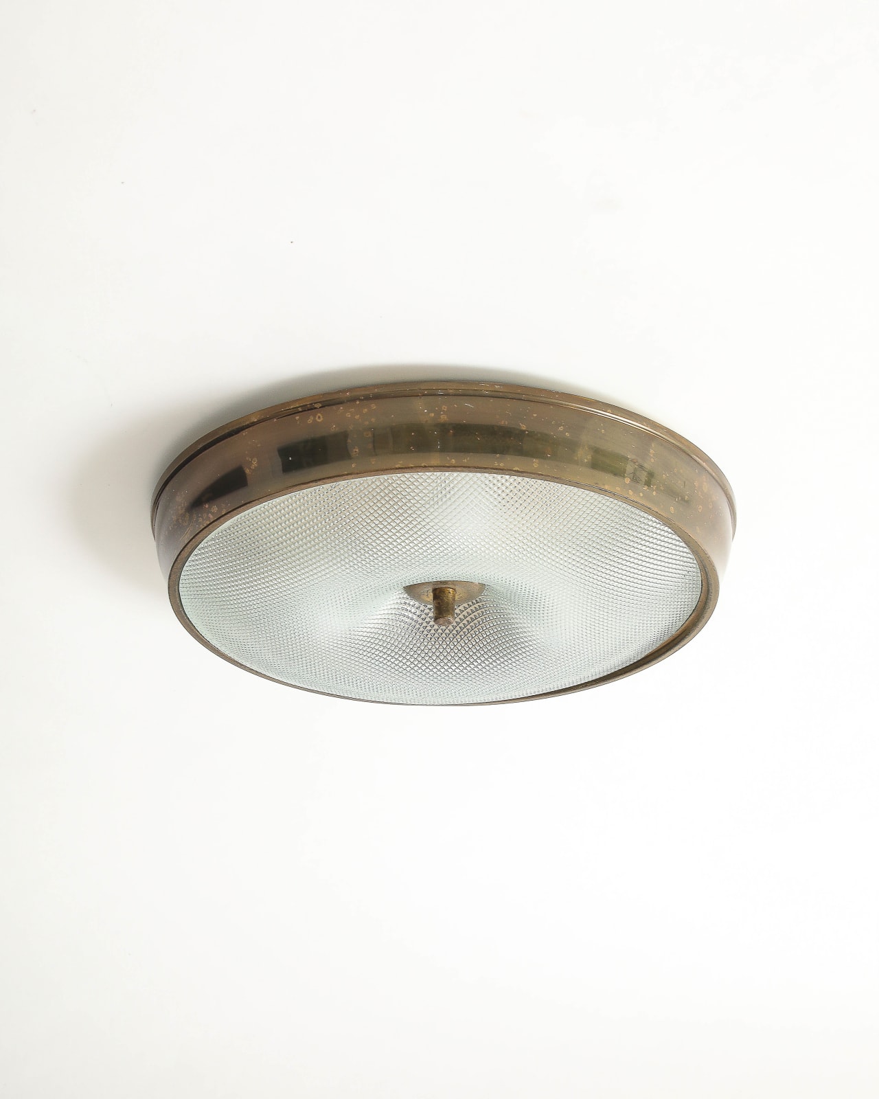 In the Manner of Fontana Arte, Flush Mount Light Fixture
