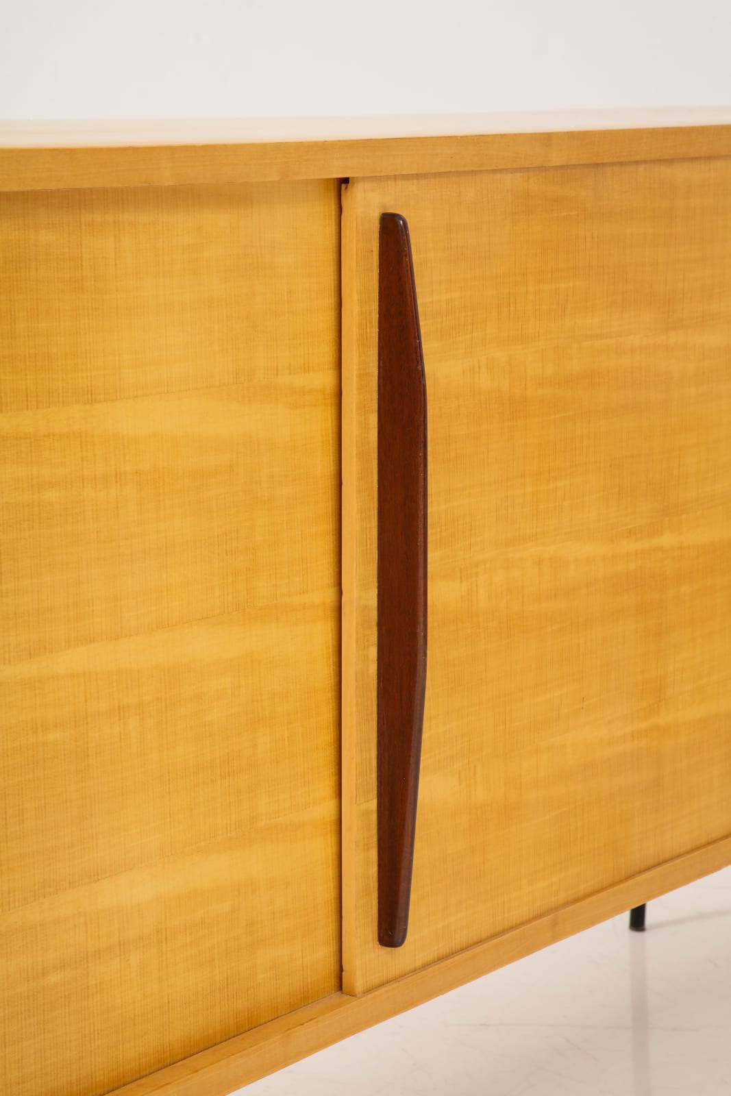 Raphael Raffel, Modernist Double Faced Sycamore Credenza