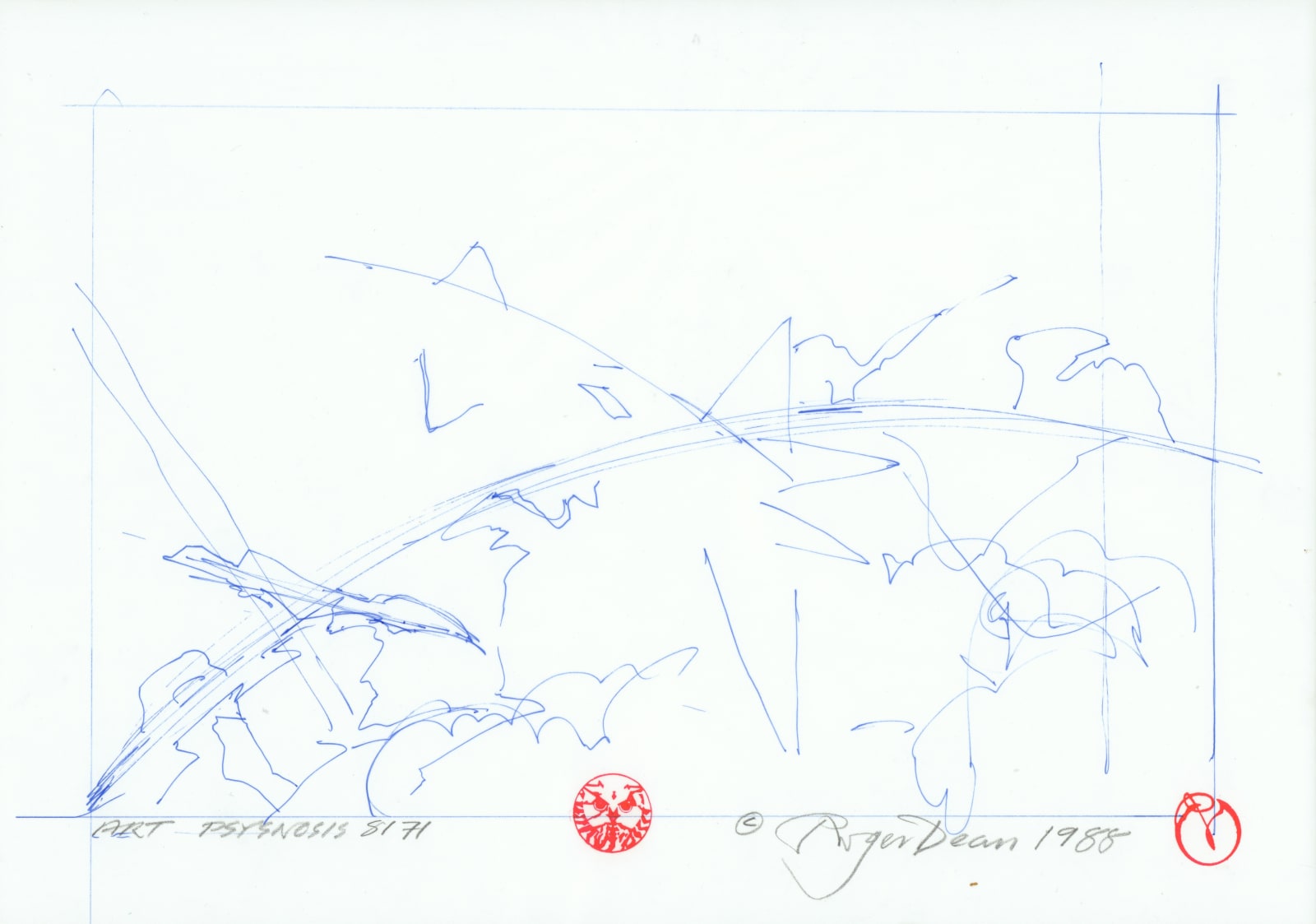 Roger Dean, ART PSYGNOSIS 8171, 1988