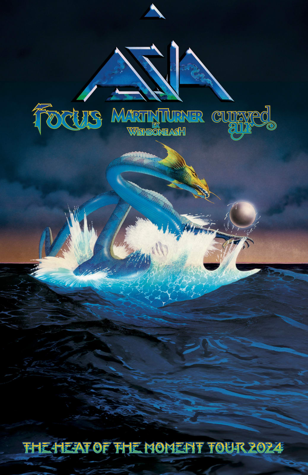 Roger Dean, ASIA HEAT OF THE MOMENT 2024, 1981/2024