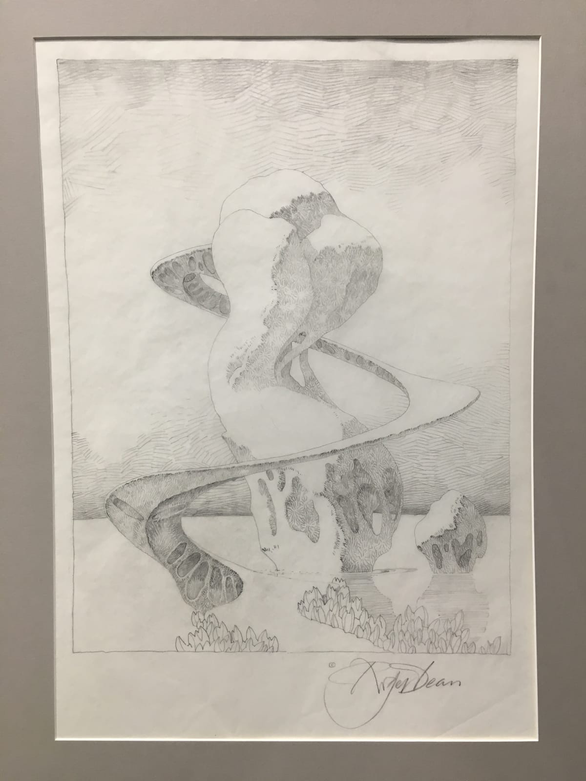 Roger Dean, PATHWAYS SKETCH IV, 2019