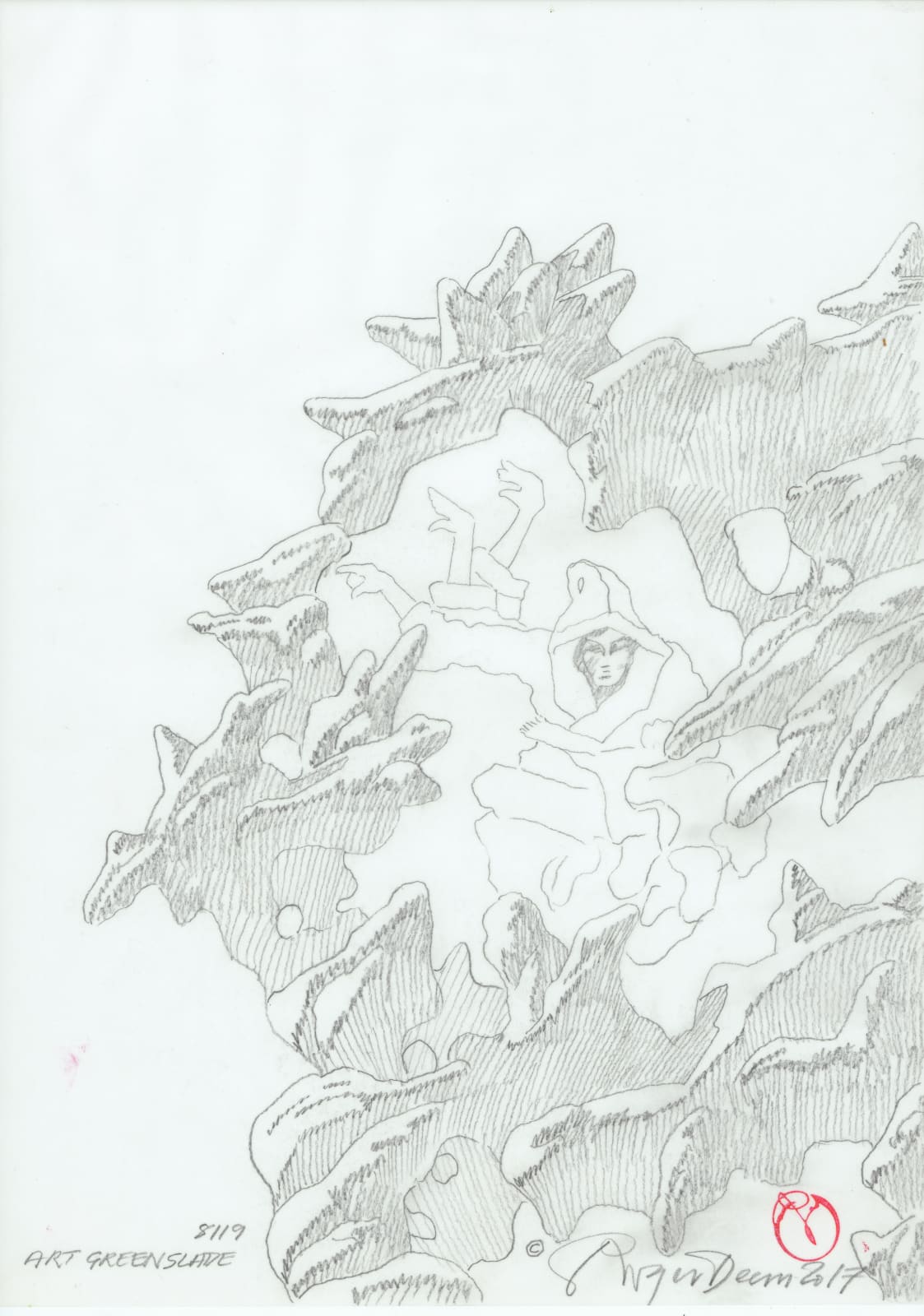 Roger Dean, ART GREENSLADE 8119, 2017