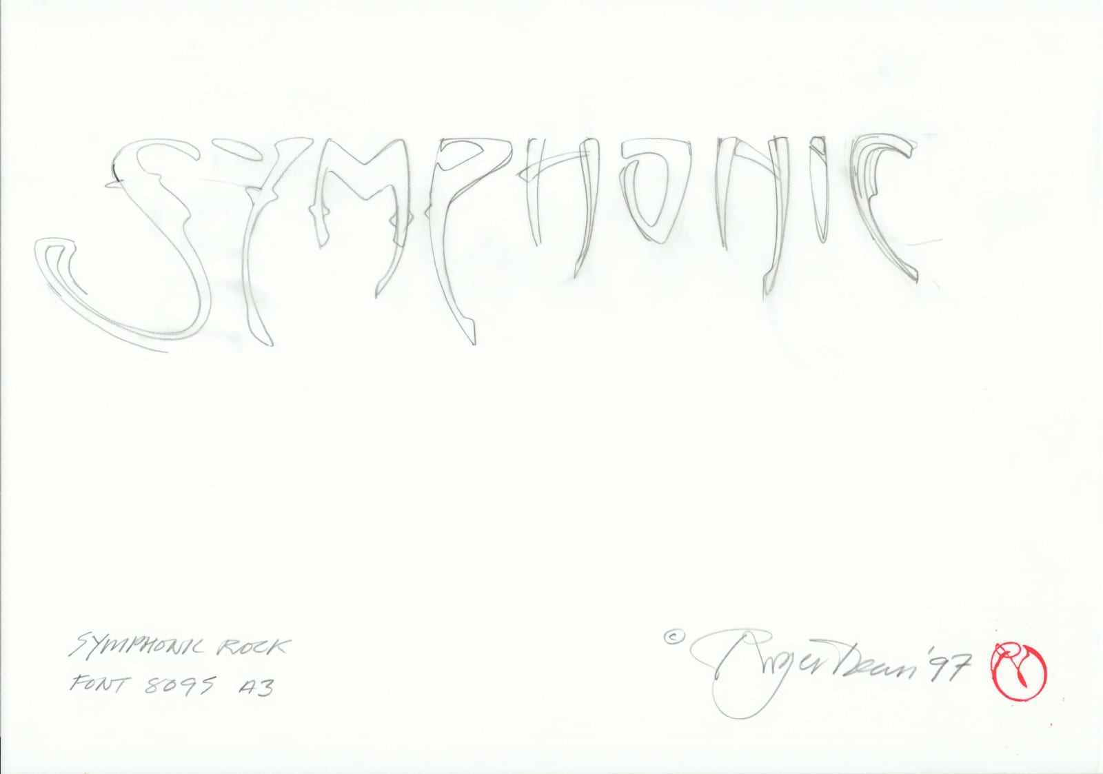 Roger Dean, SYMPHONIC ROCK FONT 8095, 1997