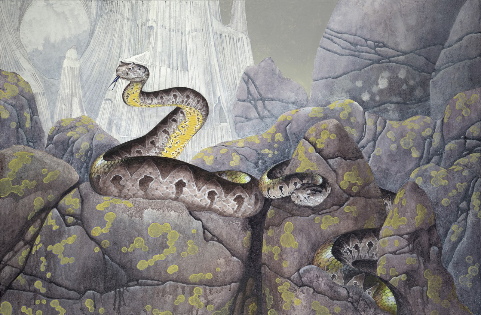 Roger Dean, THE GREEN WASP , 2020