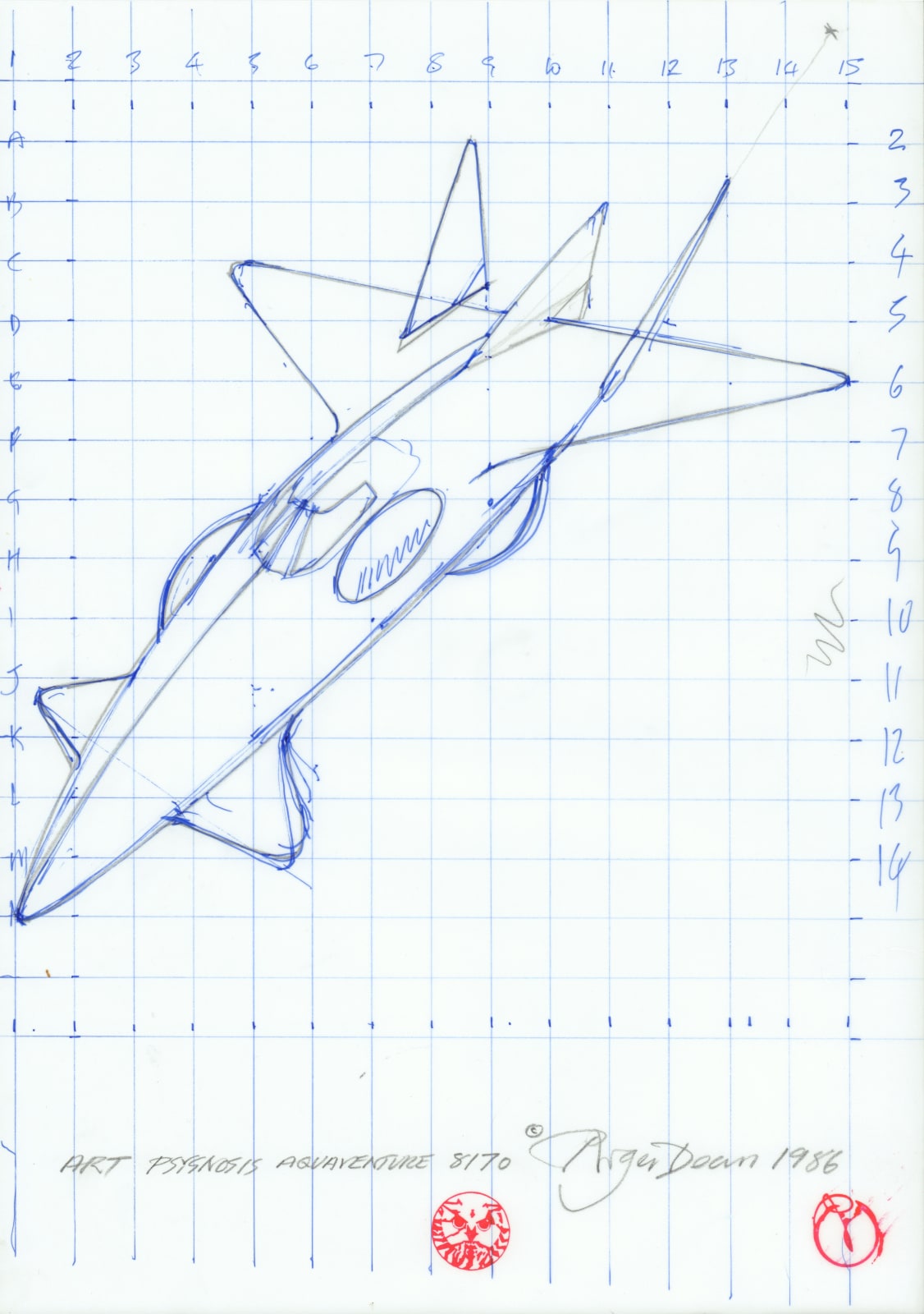 Roger Dean, AQUAVENTURA ART PSYGNOSIS 8170, 1986