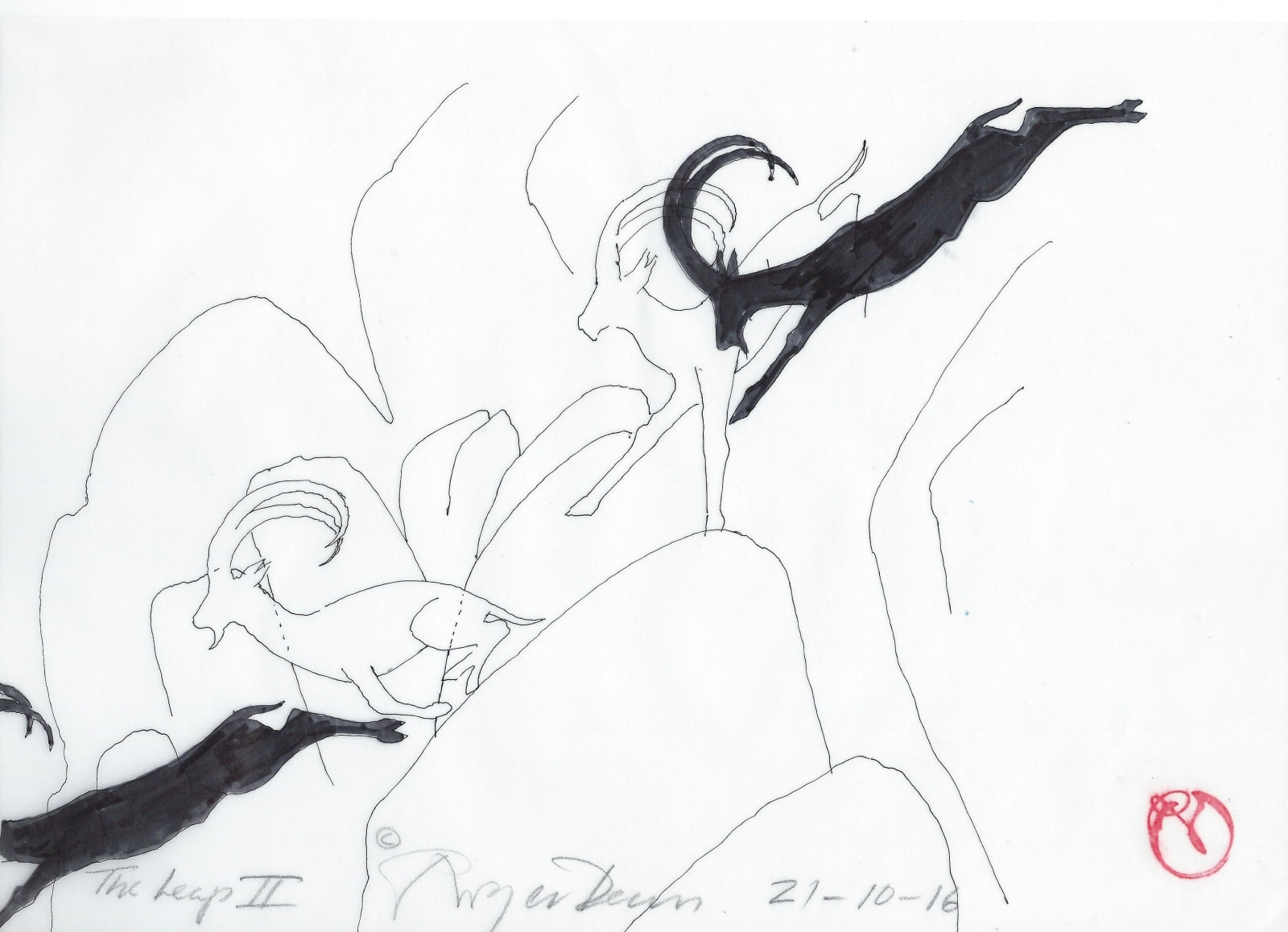 Roger Dean, THE LEAP II, PRINT 7629, 2016