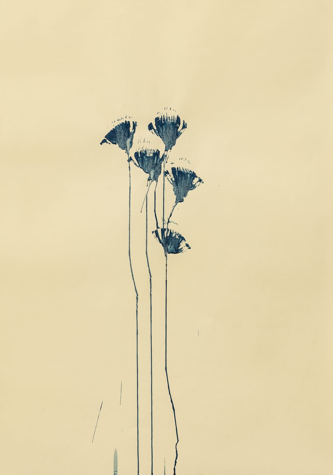 Mireille Gros, Planetary Plant (Blue) V, 2023