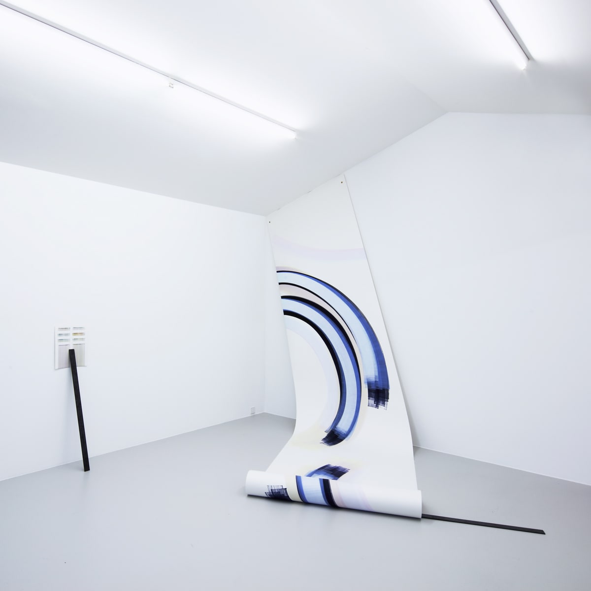 Elisabeth Sonneck, Installation view 2020, scrollpainting84 quinte (2019)