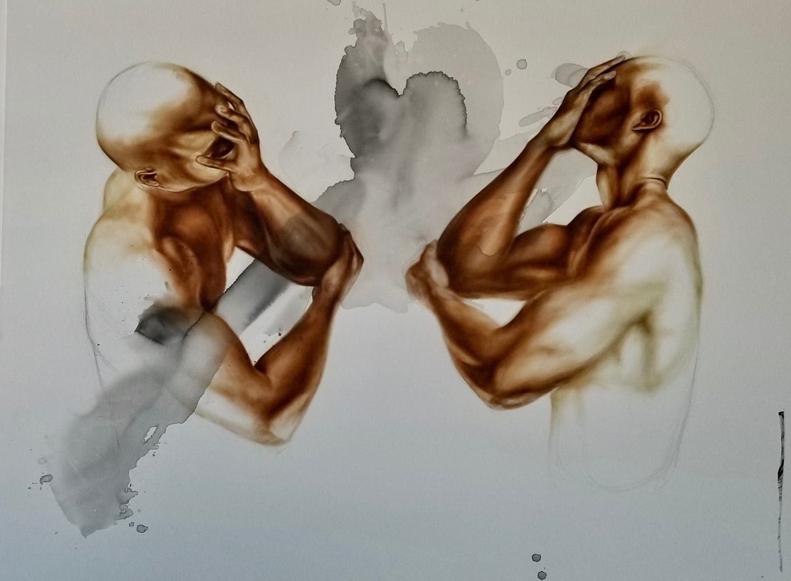 Imo Nse Imeh, Two Angels in Conversation, 2019