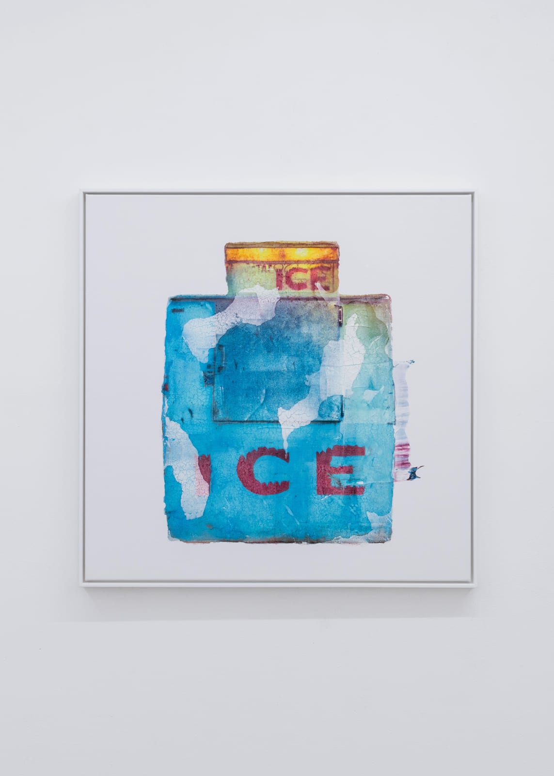 Ali Eckert, Ice (Cyan), 2023