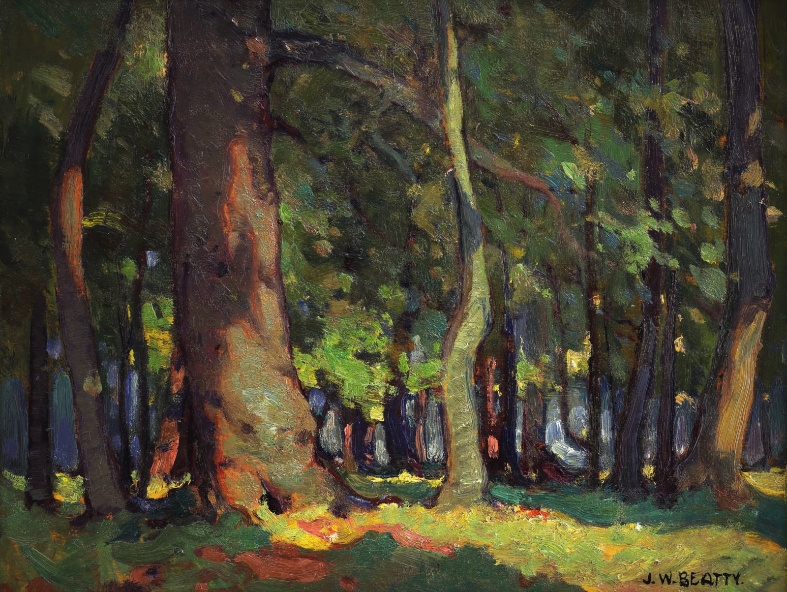 John William Beatty, Forest, c 1928